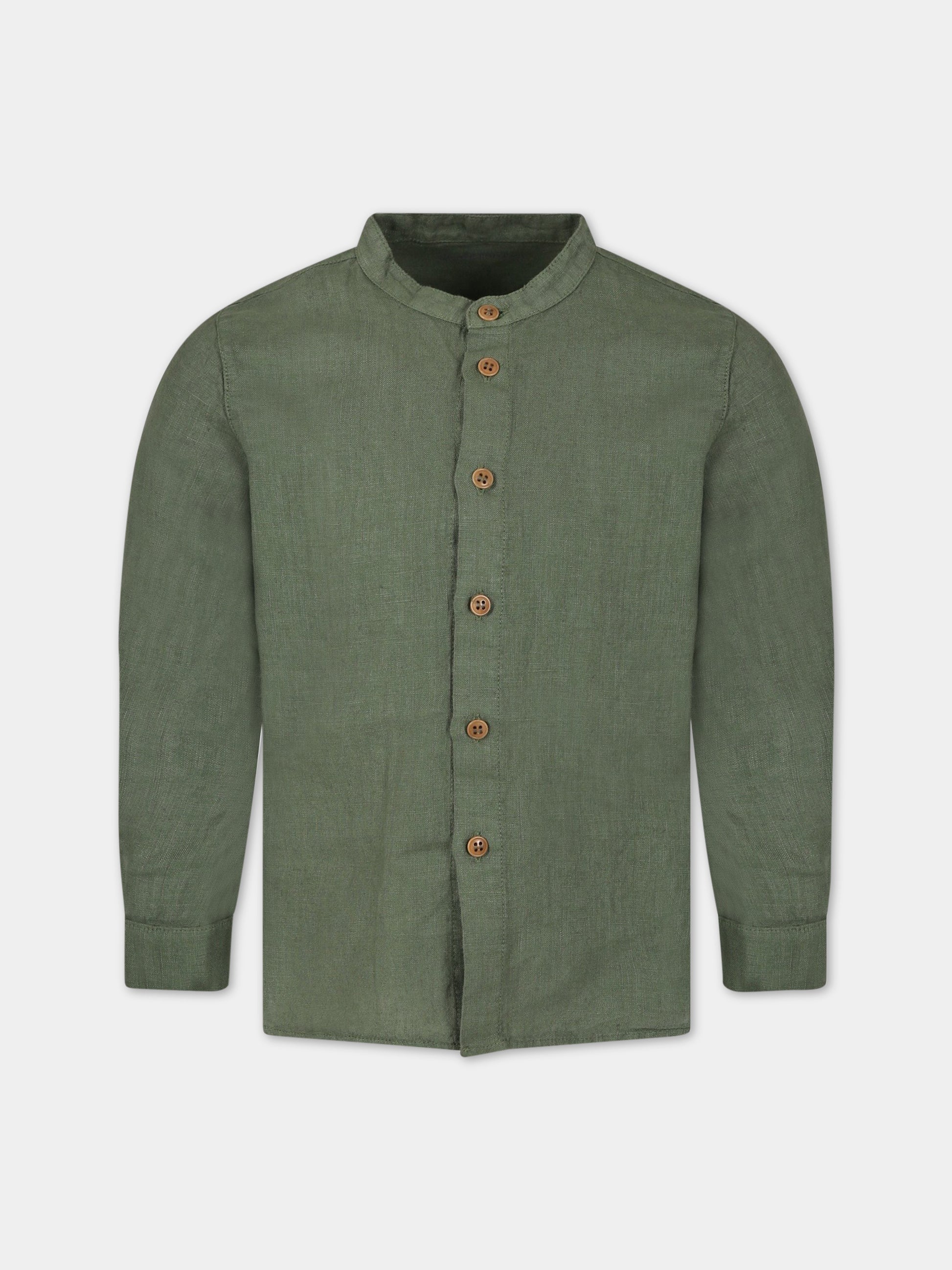 Camicia verde per bambino,Zhoe & Tobiah,LIN3 354