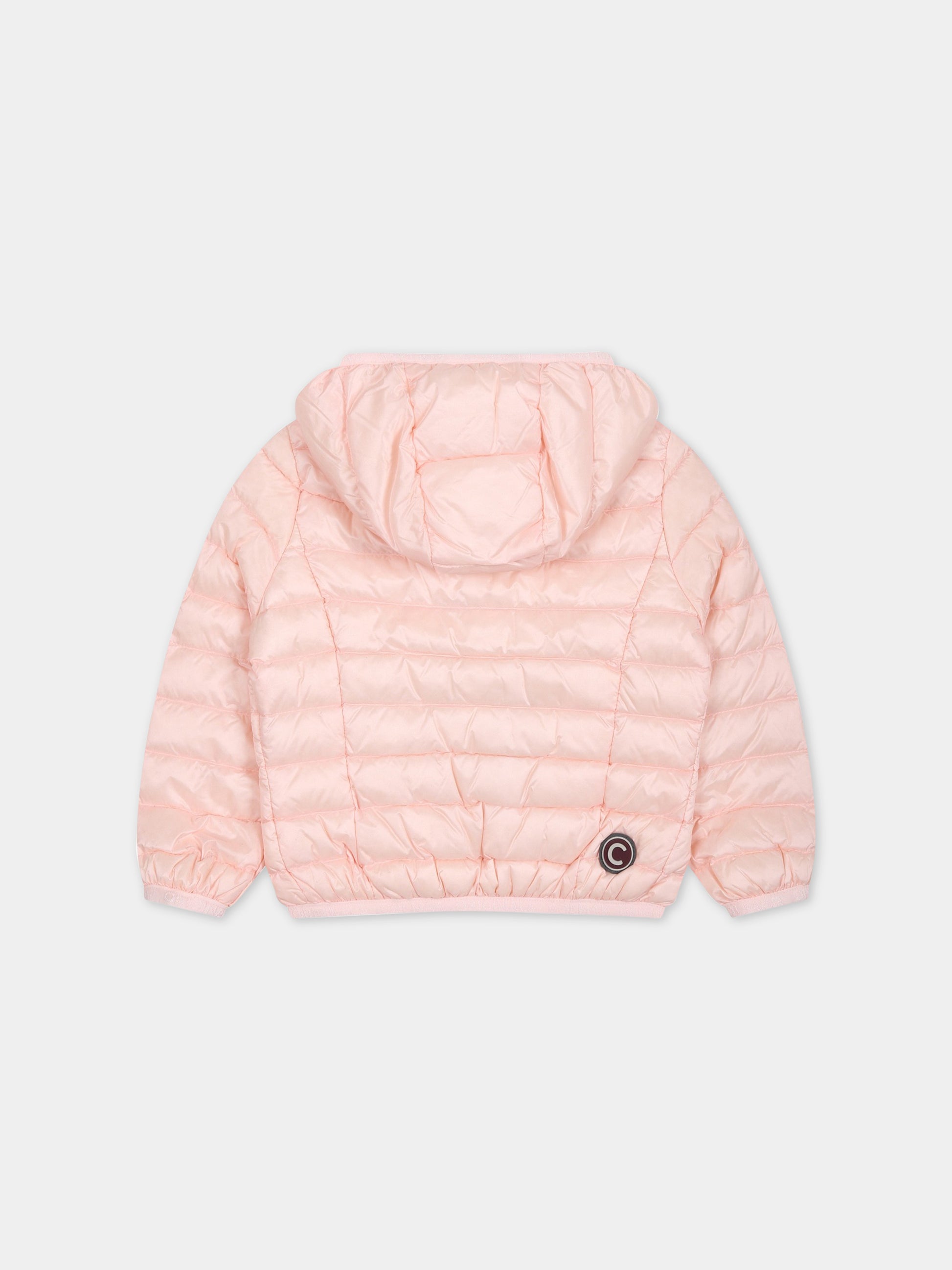 Piumino rosa per neonata con logo,Colmar Originals Kids,3490M 9VX 581