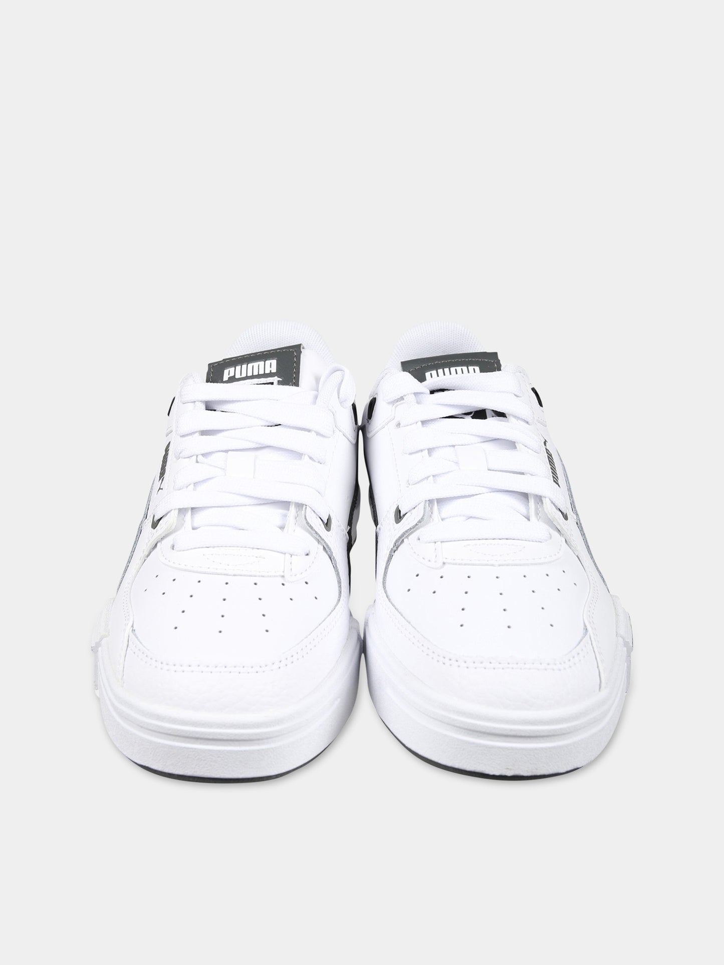 Sneakers bianche per bambino con logo e dettagli neri,Puma,PU391512 391512 02