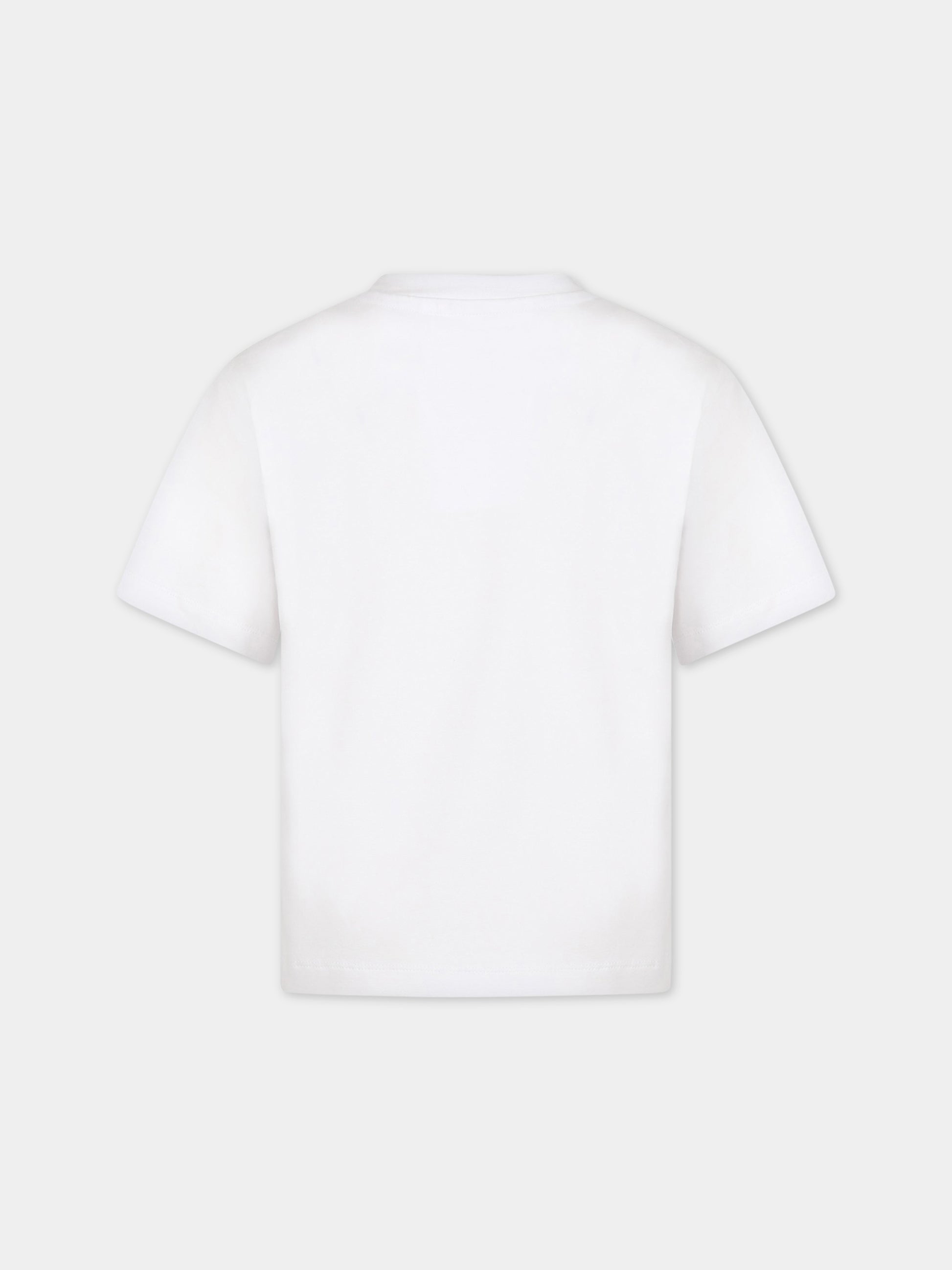 T.shirt bianca per bambina con logo,Caroline Bosmans,SS23 1005 17 1000