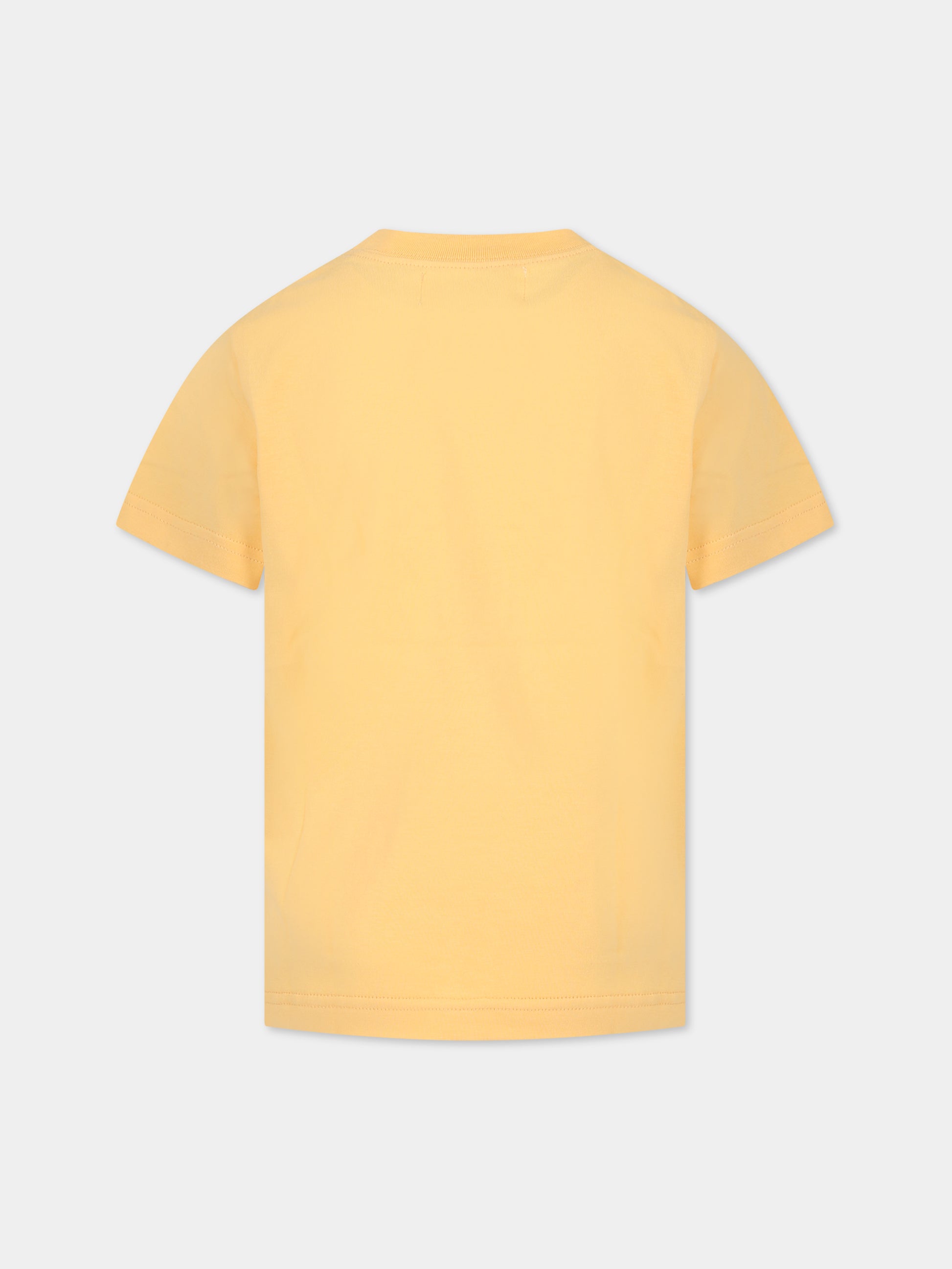T-shirt arancione per bambini con scritta  Star camp ,Raquette,BAT 001D 65