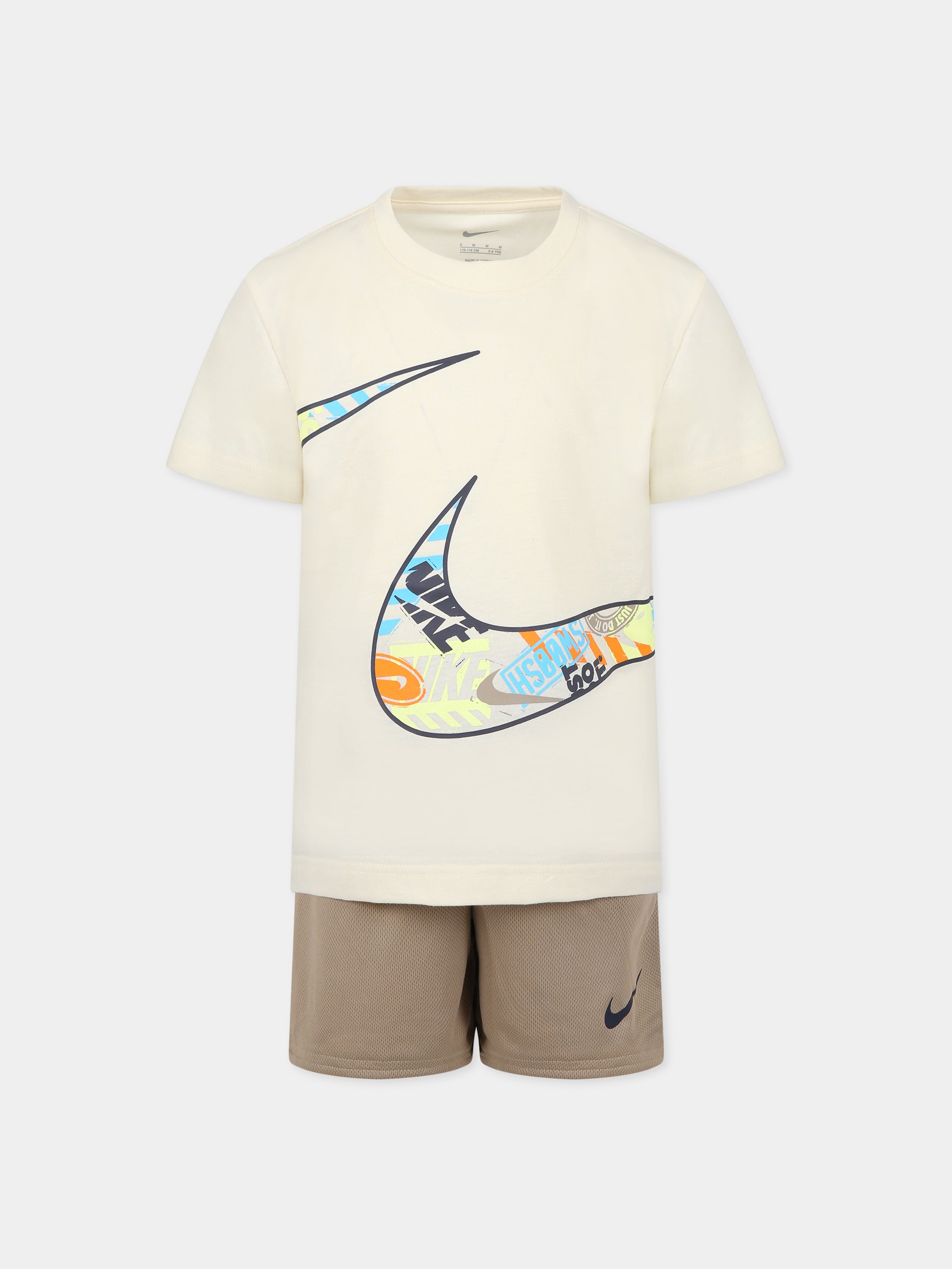 Completo multicolor per bambino con logo,Nike,86K868 X1T