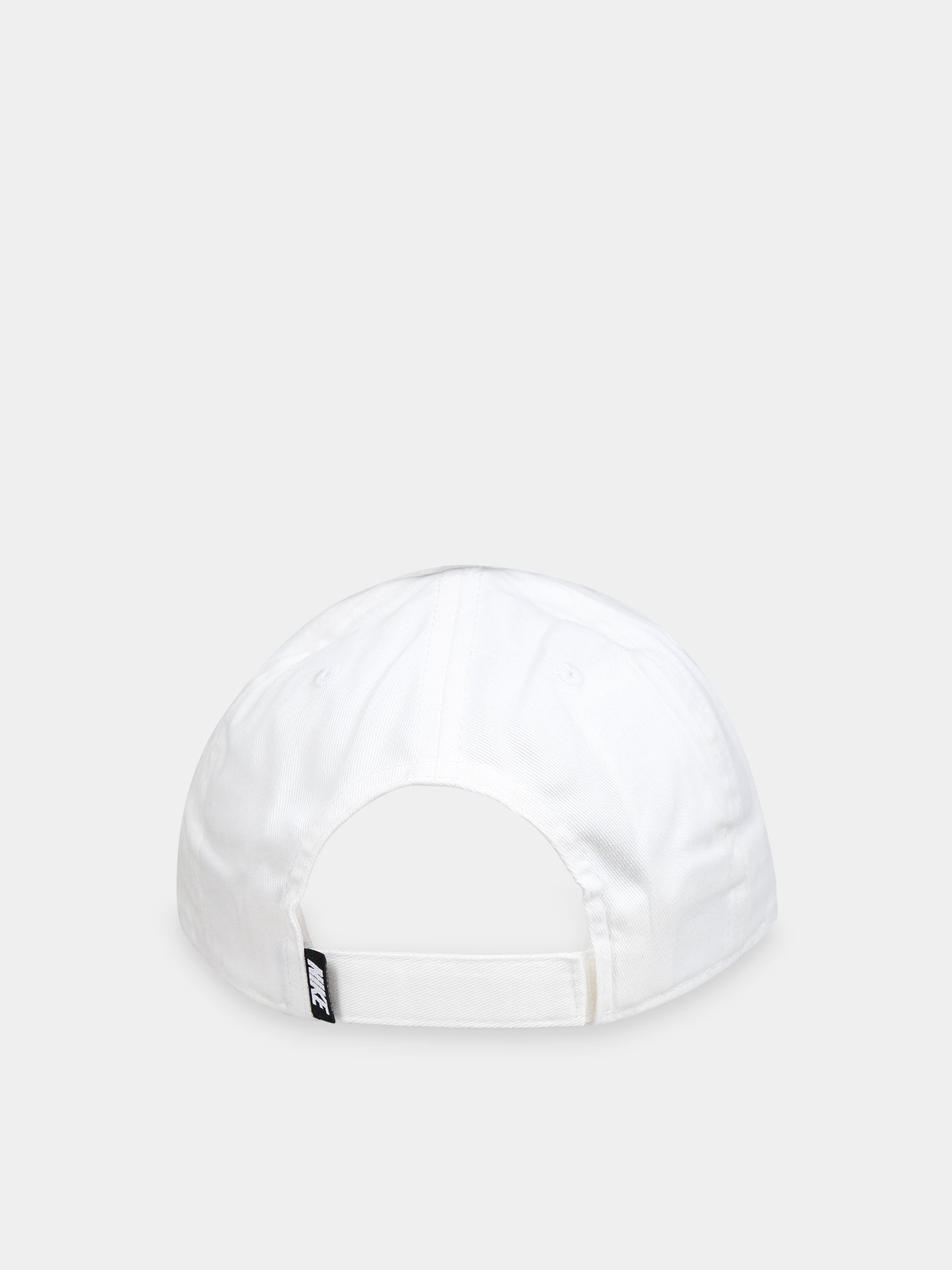 Cappello bianco per bambini con iconico swoosh,Nike,8A2319 001
