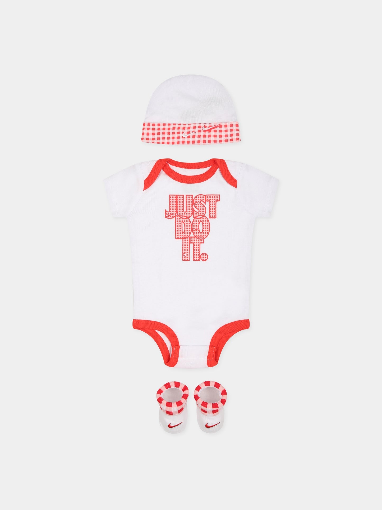 Set bianco per neonata con logo,Nike,NN0946 R35