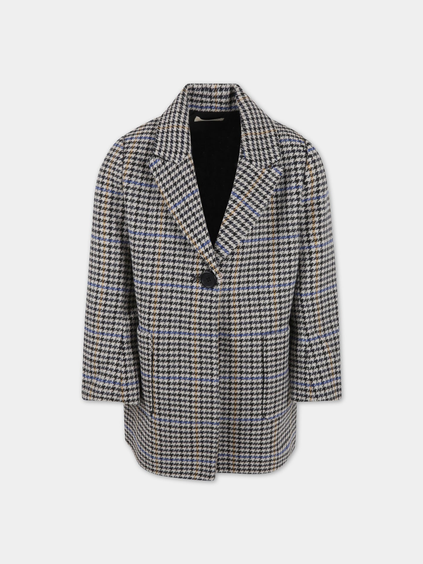 Cappotto multicolor per bambina con logo,Zadig & Voltaire Kids,X1605A 232