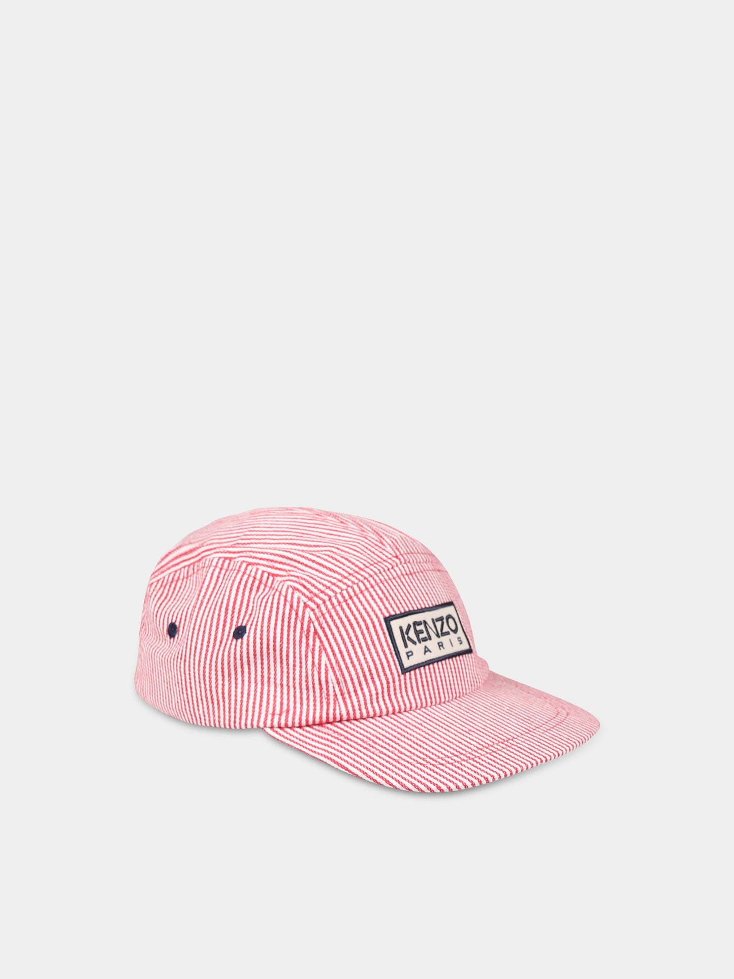 Cappello rosso per bambino con logo,Kenzo Kids,K51029 189