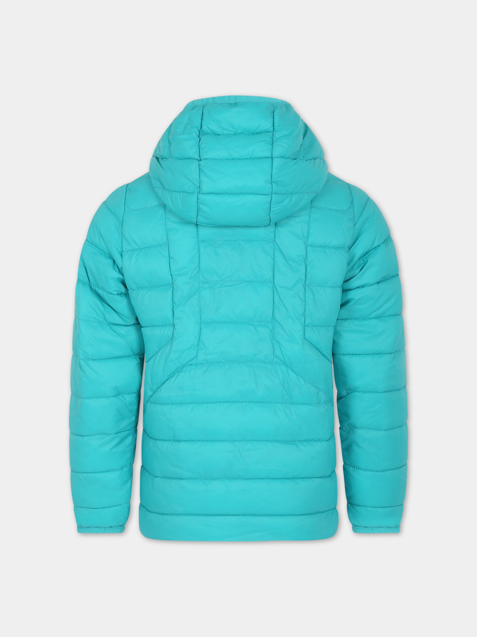 Piumino celeste per bambino con logo,Diesel,J00223 KXBBF K50K