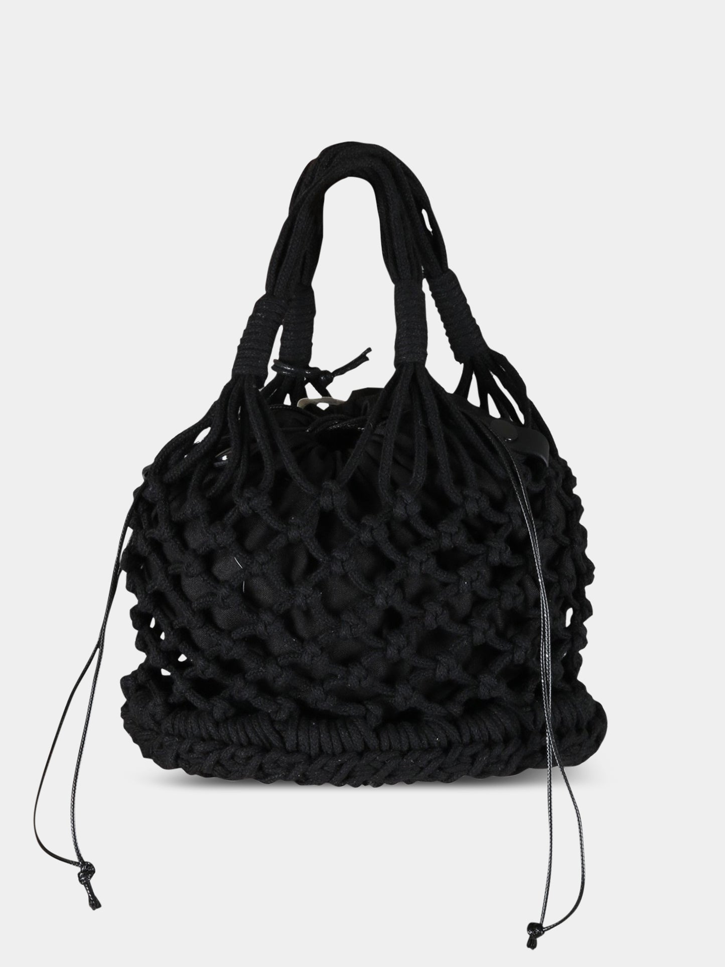 Borsa nera da spiaggia da donna con patch logato,Matineè,MOD. BAG SMALL PETIT SAC DE PLAGE NERO