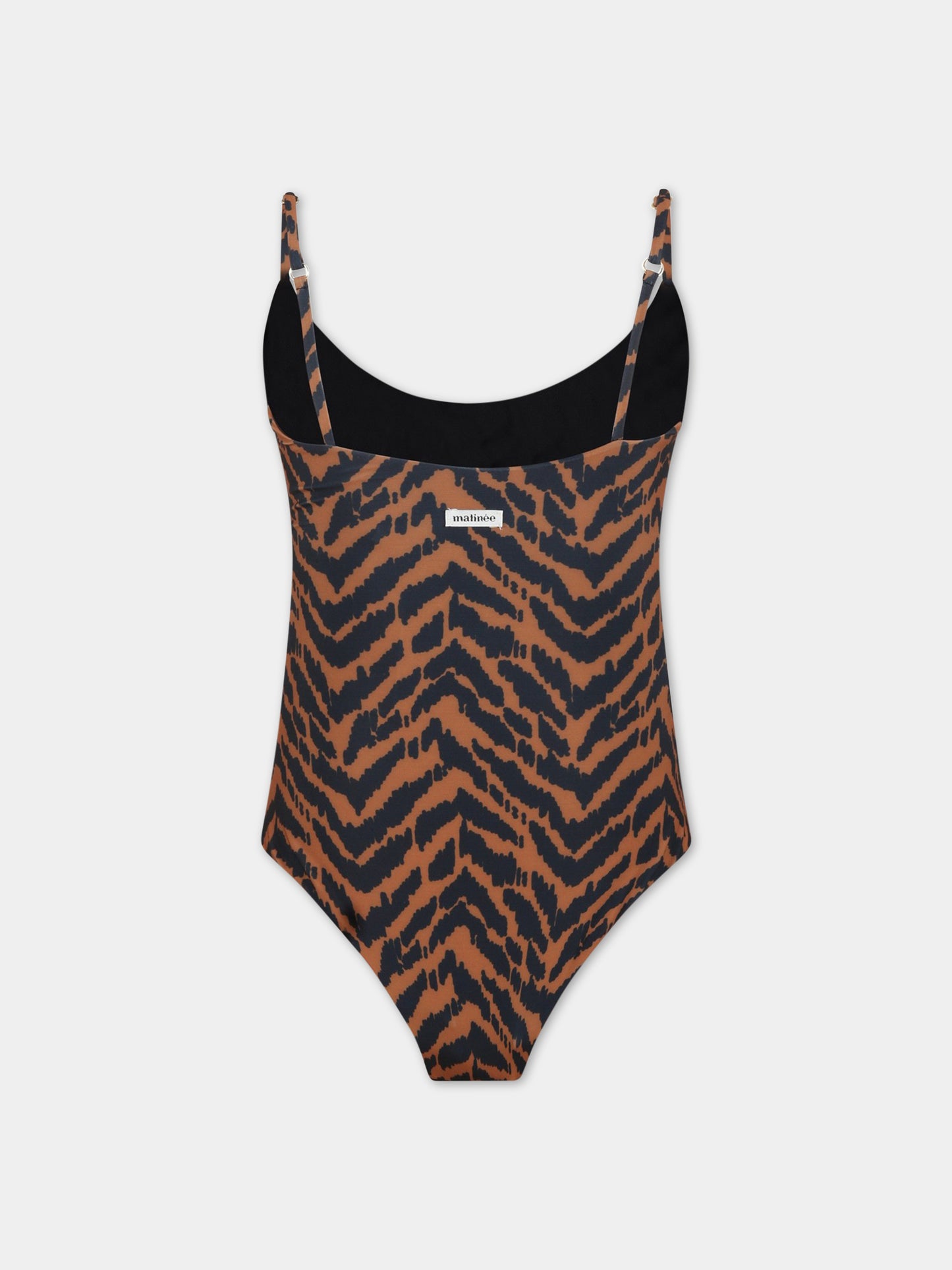 Costume multicolor da bagno da donna con stampa tigrata,Matineè,CB4015 ISA TIGRE