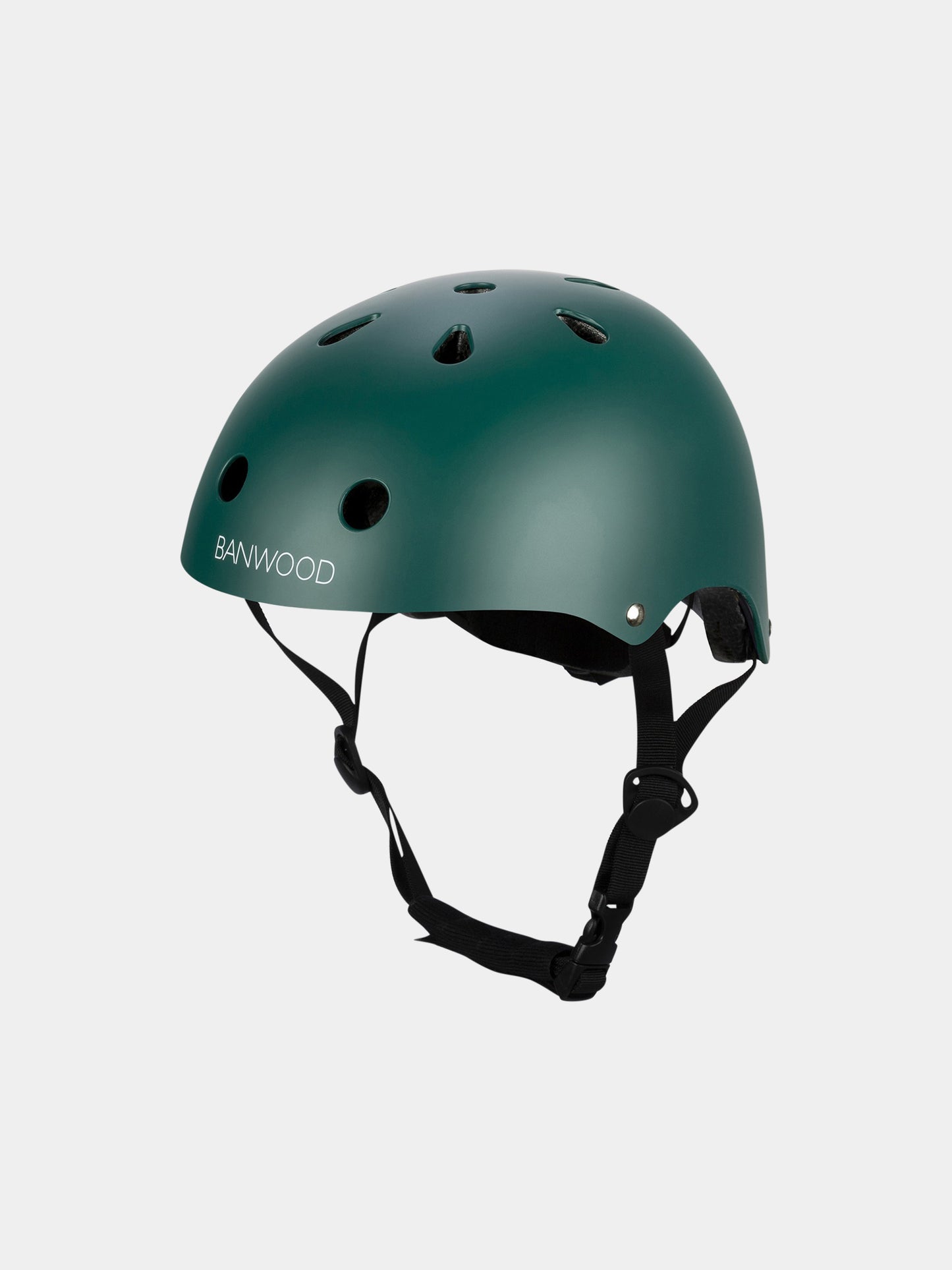 Casco verde per bambini,Banwood,BW HELMET DARKGREEN