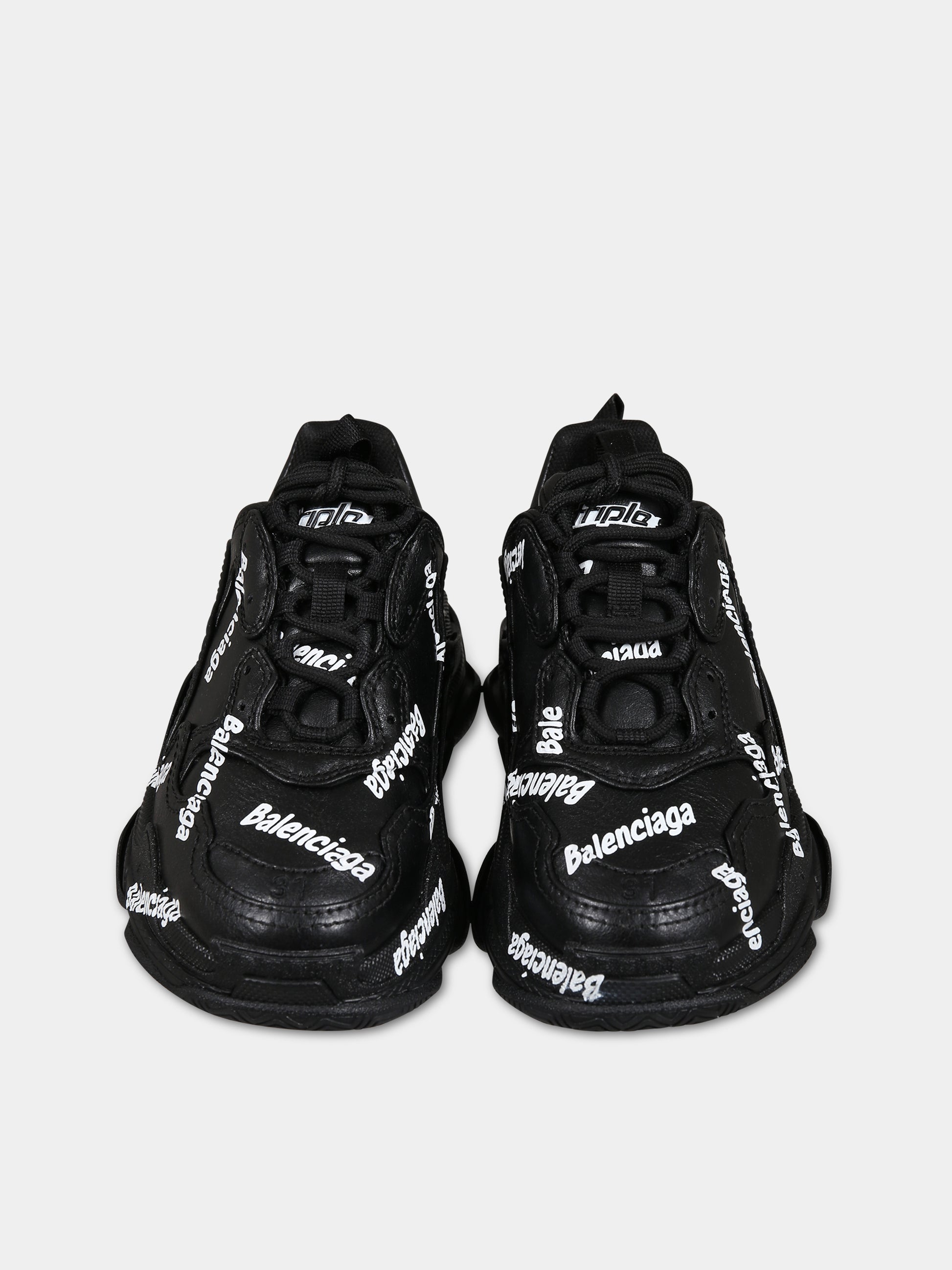 Sneakers nere Triple S per bambini con logo,Balenciaga,654251 W2FAB 1090
