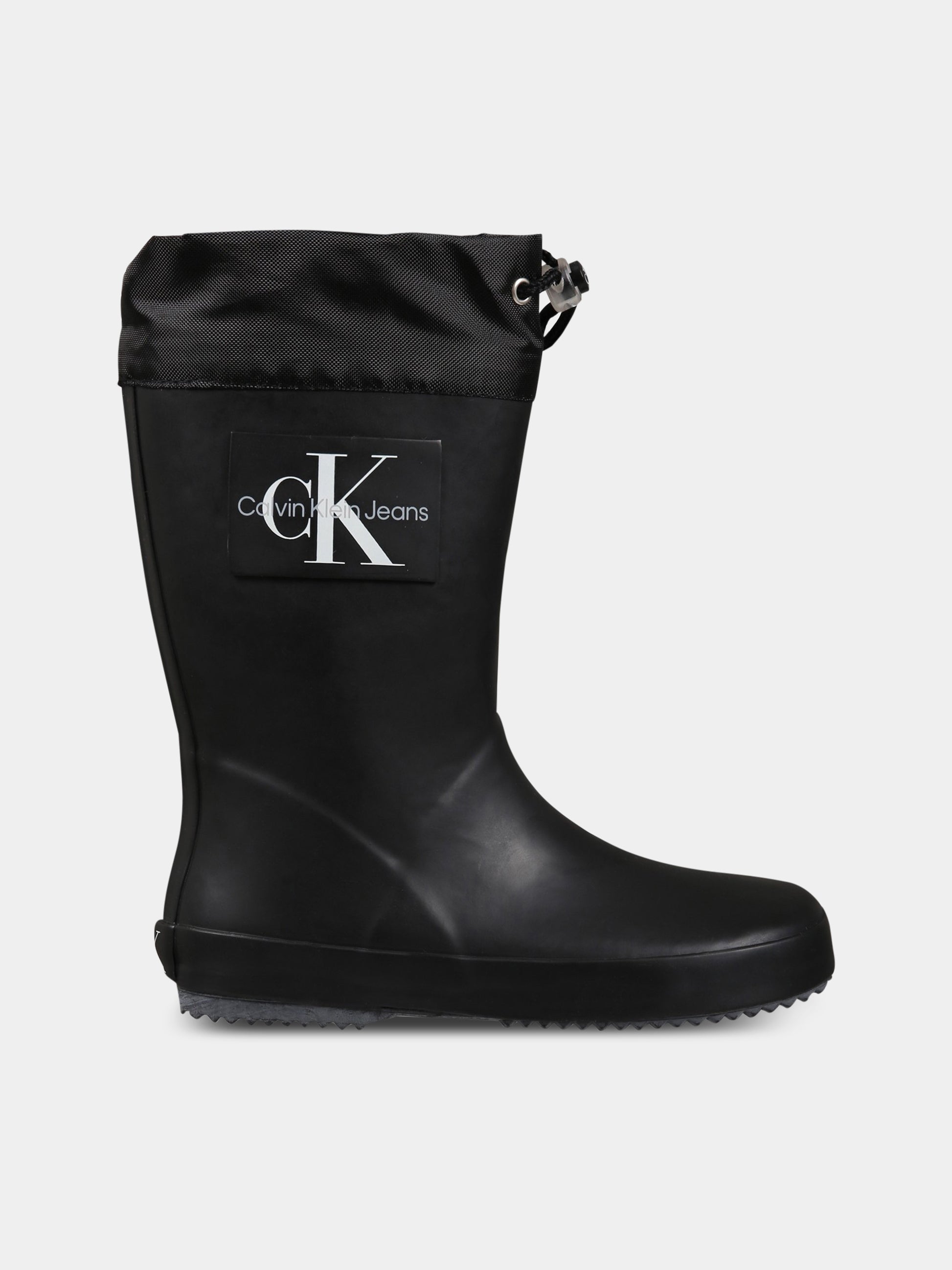 Stivali neri per bambina,Calvin Klein Kids,V3X6 80425 0083999