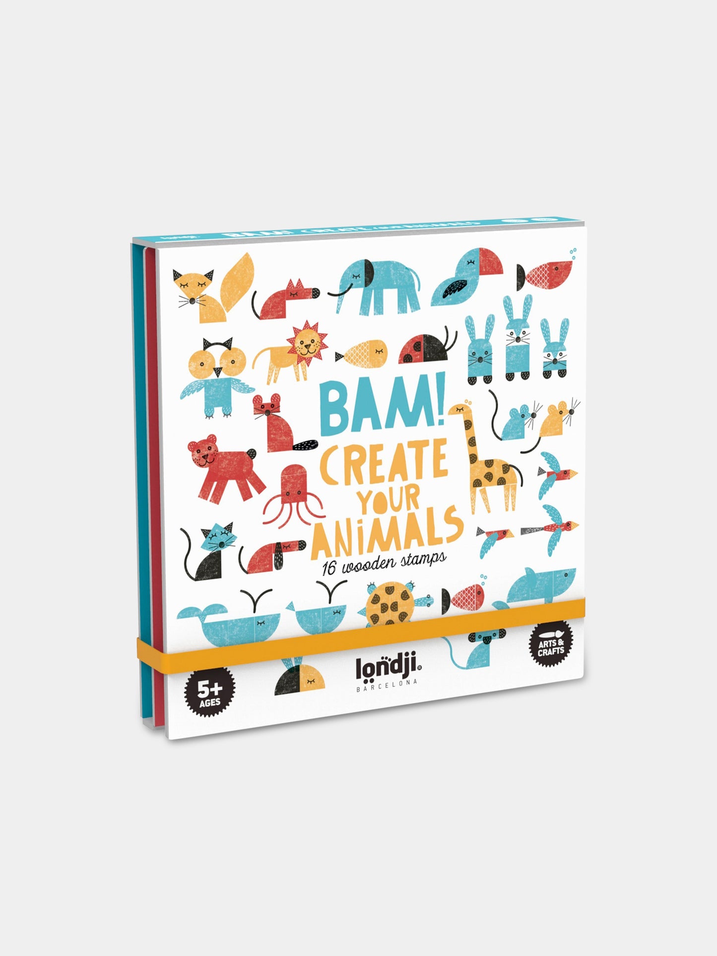 Gioco società per bambini con timbri a forma di animali,Londji,AC002U