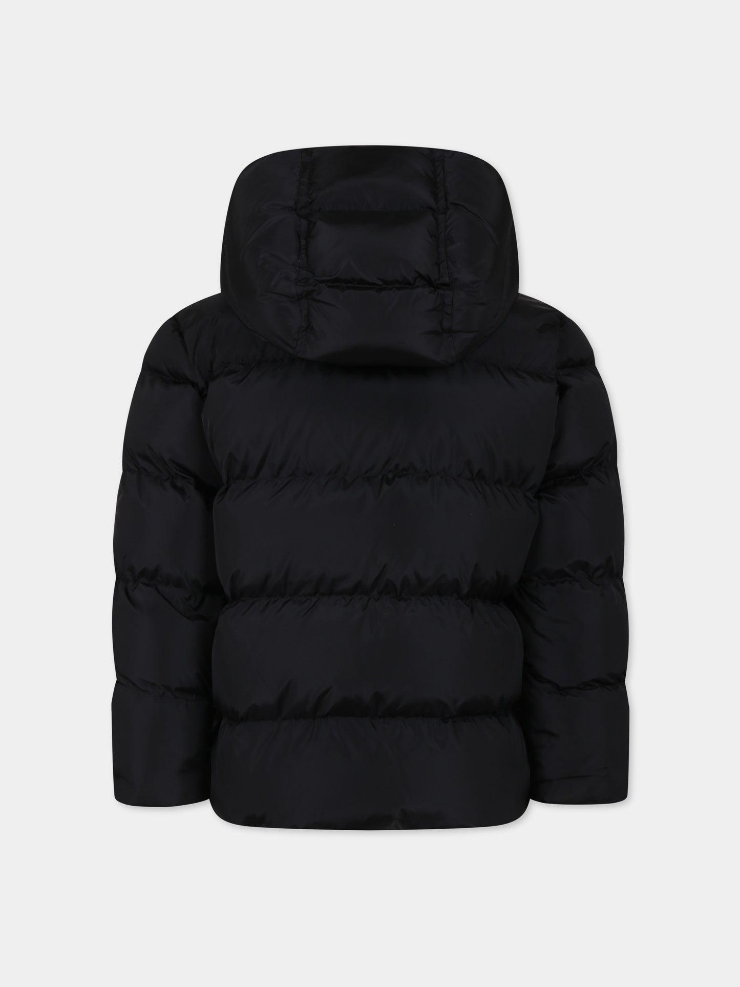 Piumino nero per bambino con logo,Dsquared2,DQ1732 D00BN D2J407U DQ900