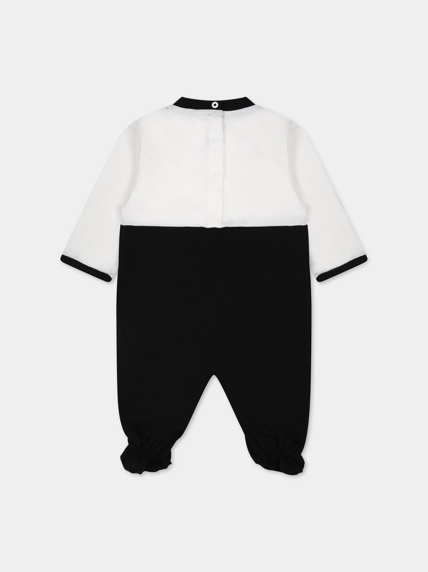 Set nero per neonati con logo,Balmain Kids,BTB540 Z0116 100NE