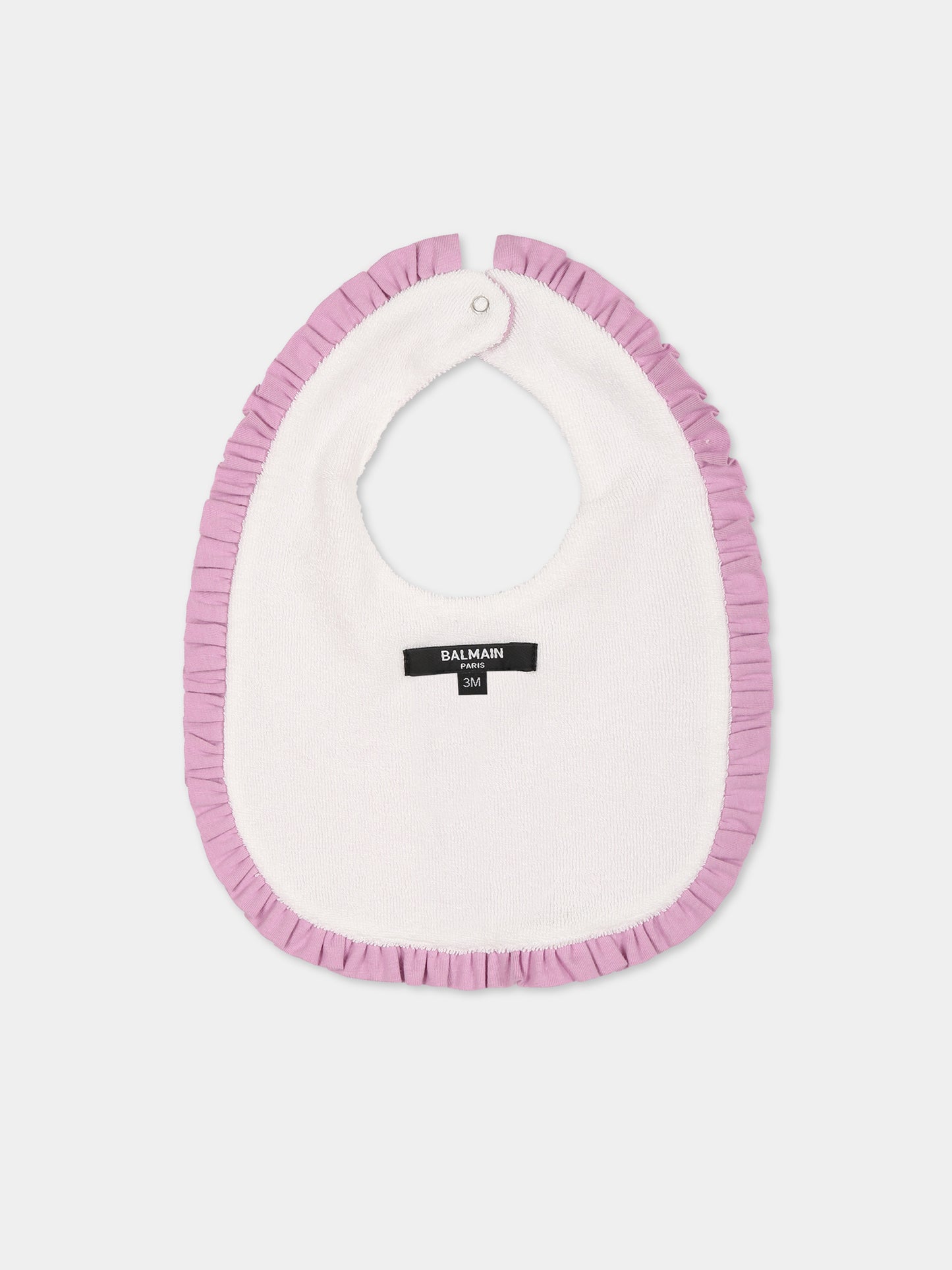 Set viola per neonata con logo,Balmain Kids,BTB000 Z0057 519