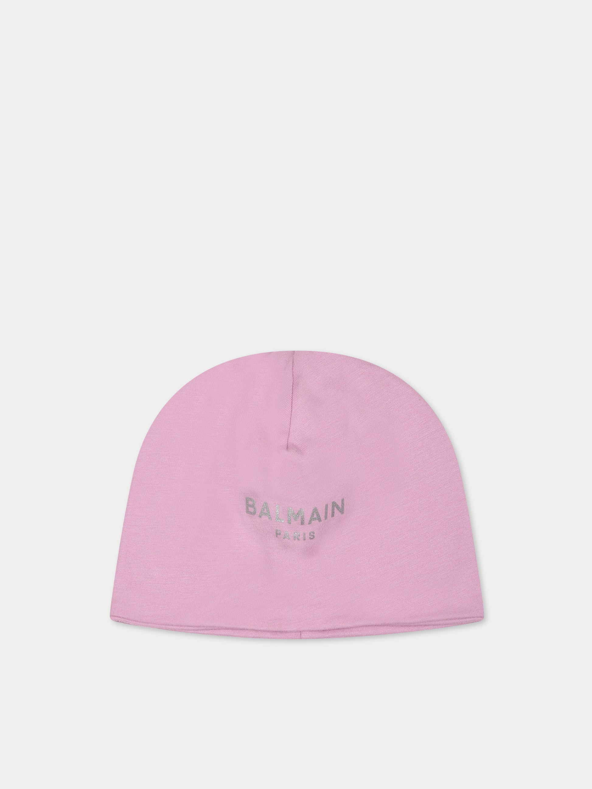 Set viola per neonata con logo,Balmain Kids,BTB000 Z0057 519