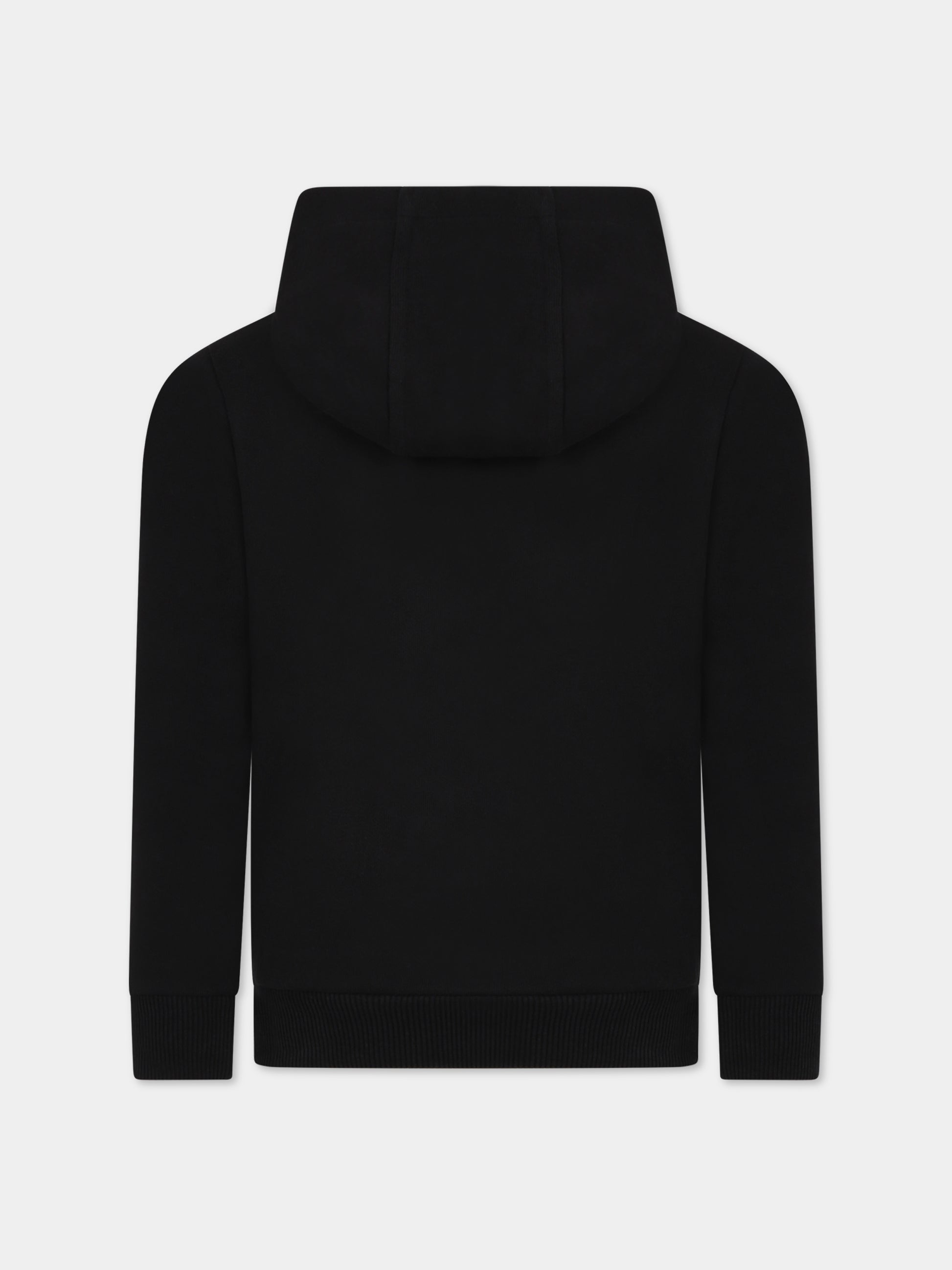 Felpa nera per bambino con logo,Timberland,T25U56 09B