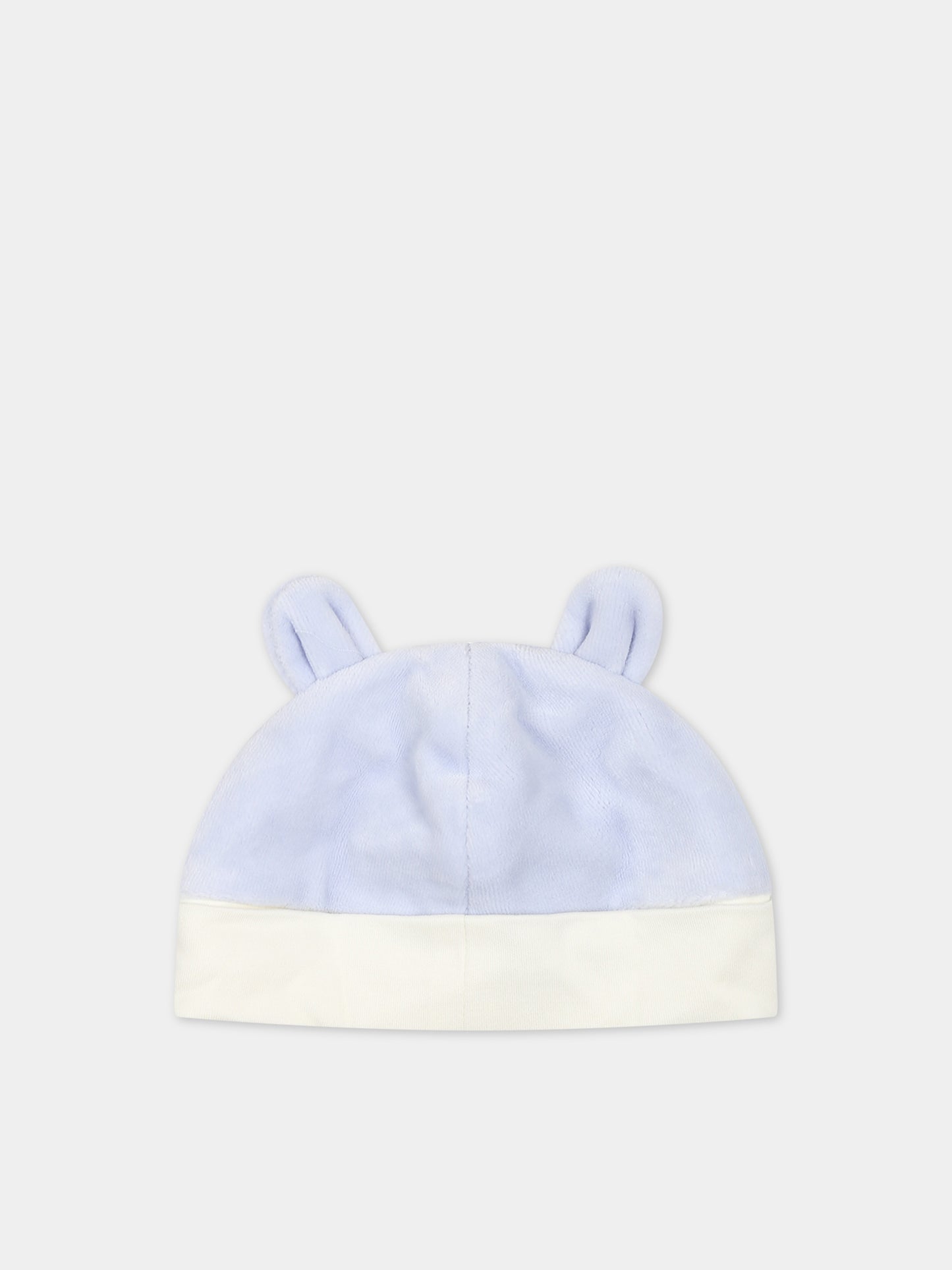 Set celeste per neonato con logo,Kenzo Kids,K98143 771