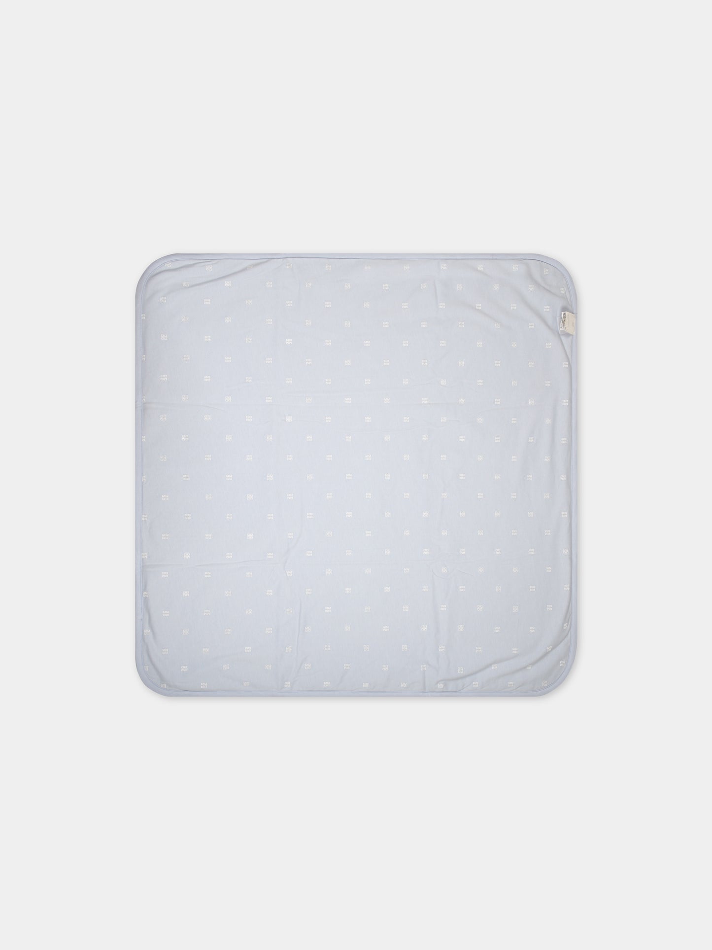 Coperta celeste per neonato con logo,Givenchy Kids,H90180 771