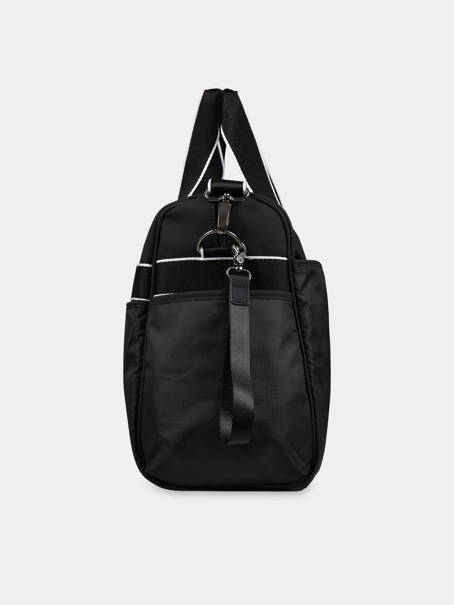 Borsa mamma blu per neonato con logo,Boss,J90353 09B