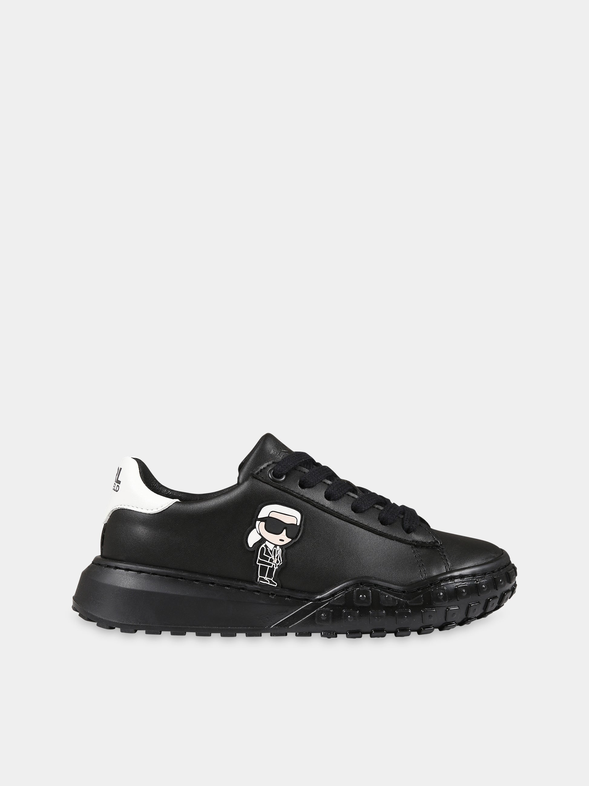 Sneakers nere per bambini con logo,Karl Lagerfeld Kids,Z29073 09B