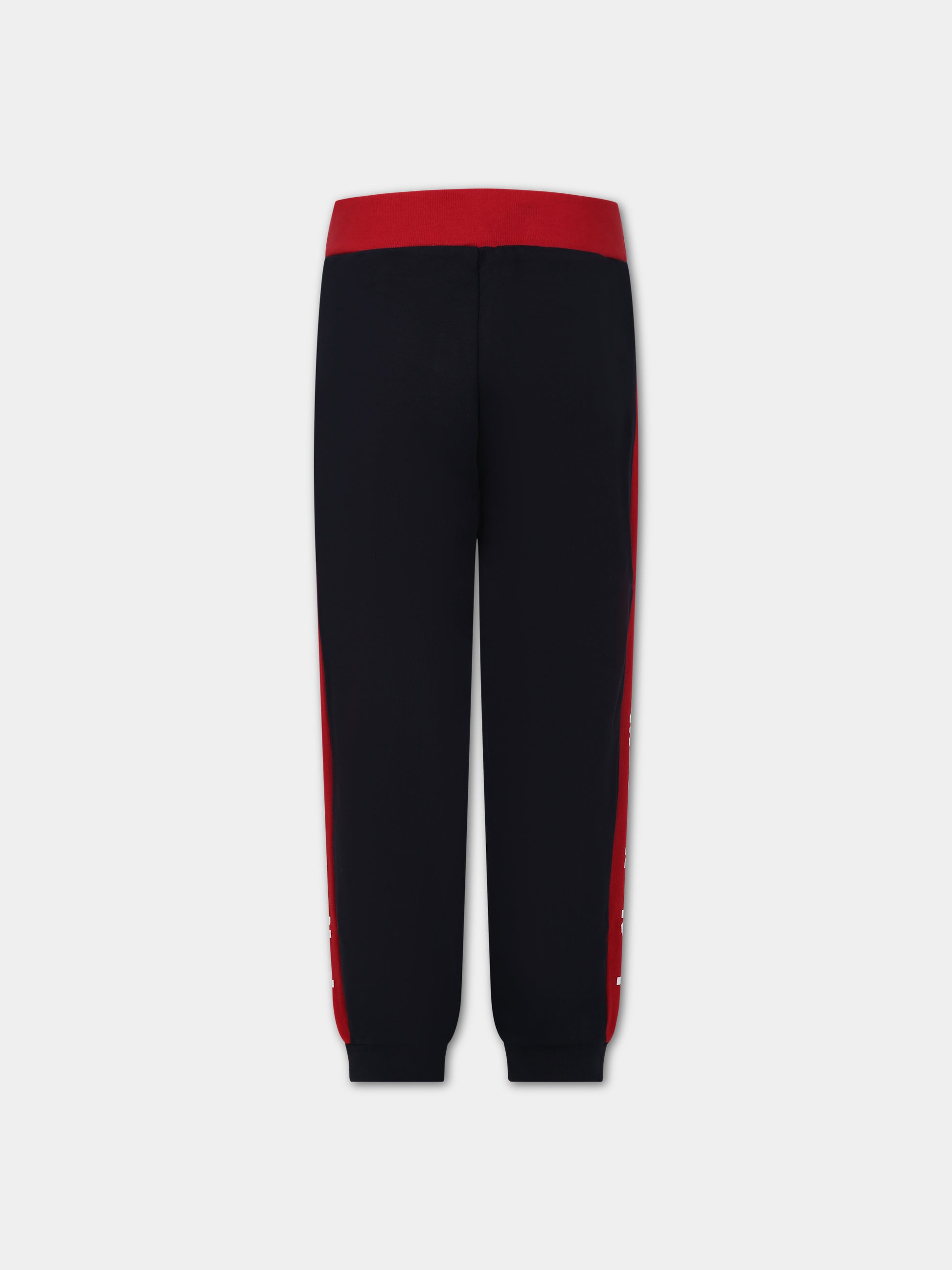 Pantalone sportivo blu con logo per bambini,Marni Kids,M00950 0M803