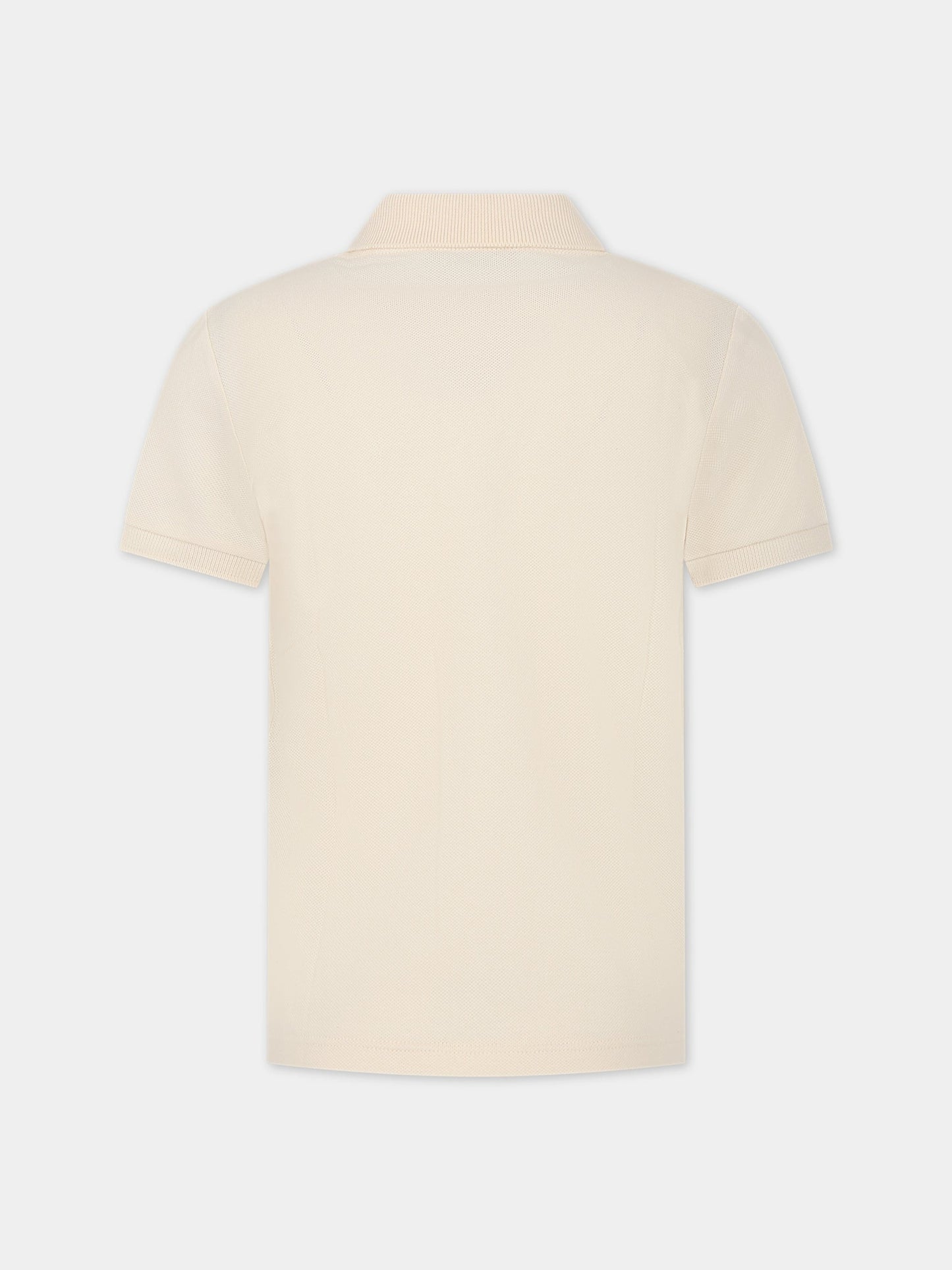 Polo avorio per bambina doppia G,Gucci Kids,742116 XJFPS 9236