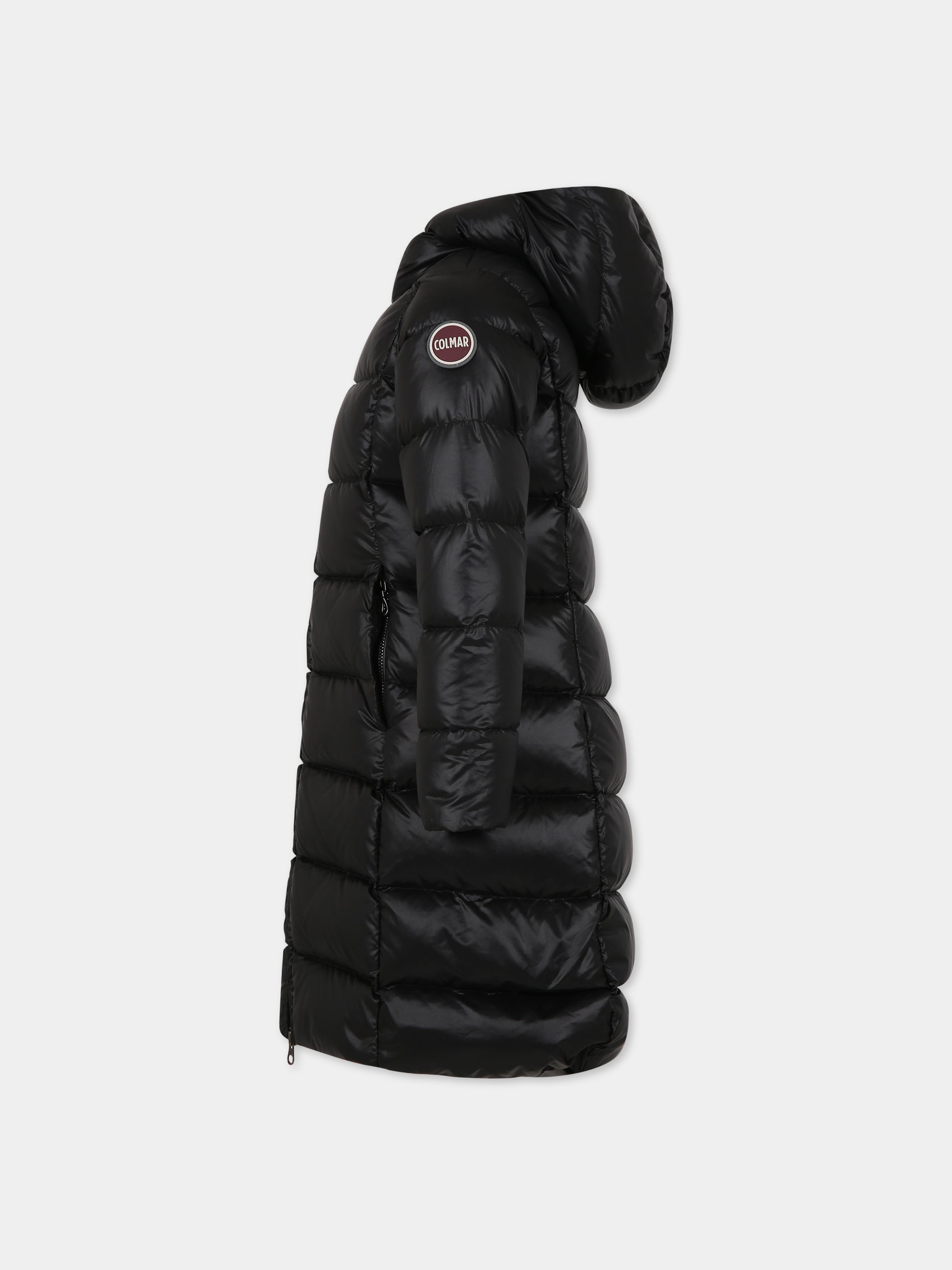 Piumino nero per bambina con logo,Colmar Originals Kids,3499A 5WG 99