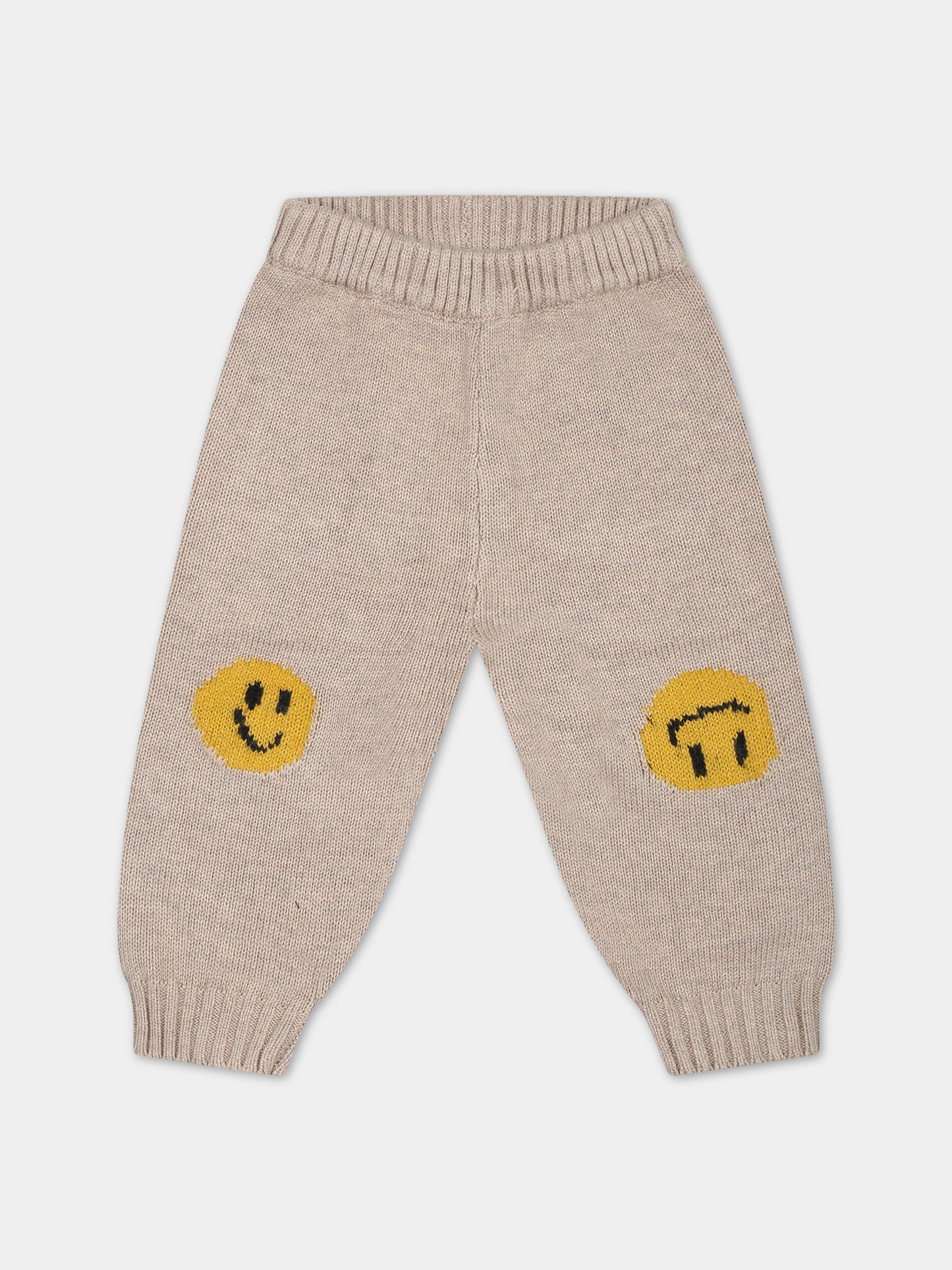 Pantaloni avorio per neonati con smile,Molo,6W23I208 8788