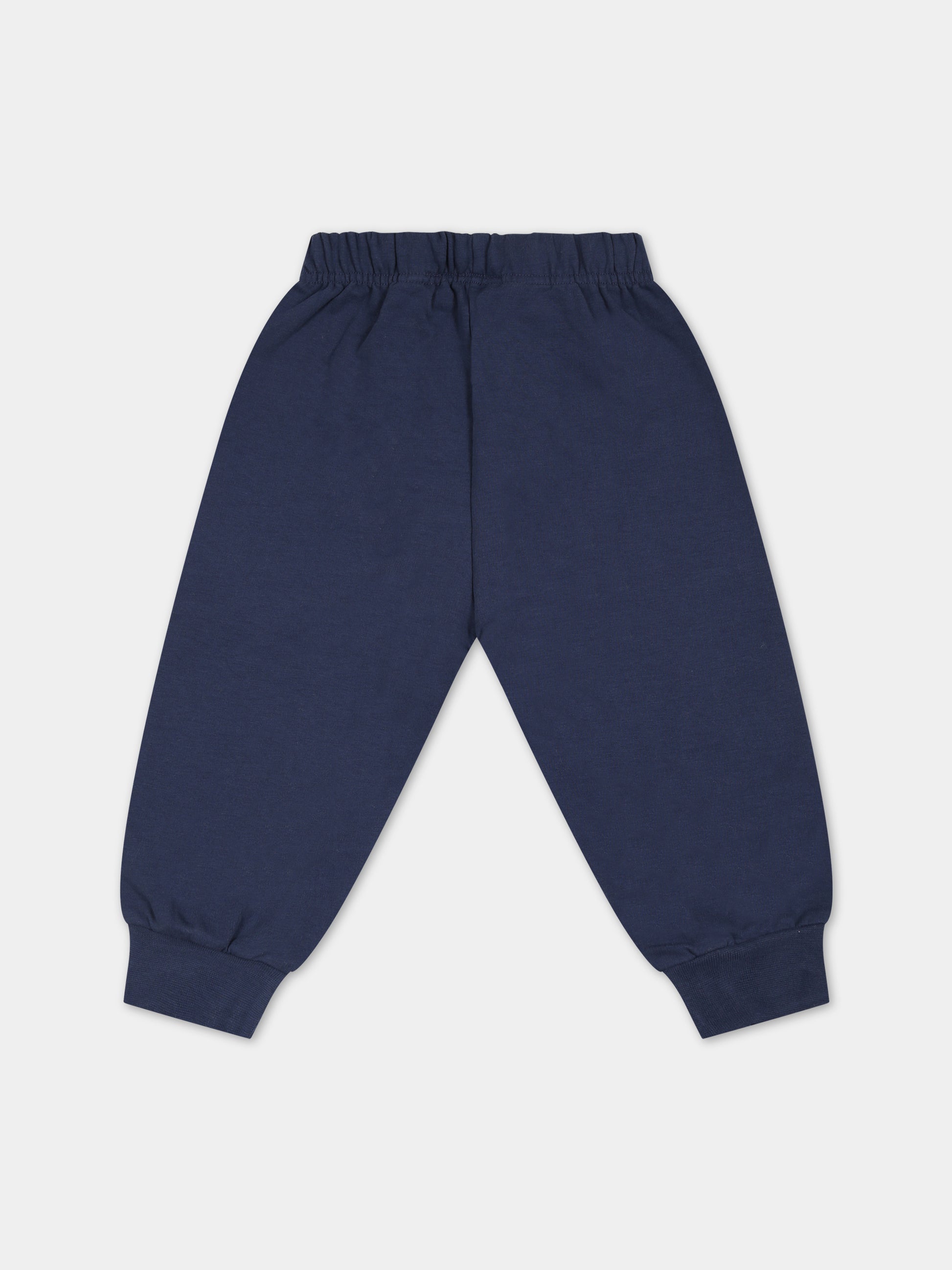 Pantaloni blu per neonati con smile,Molo,6W23I223 8806