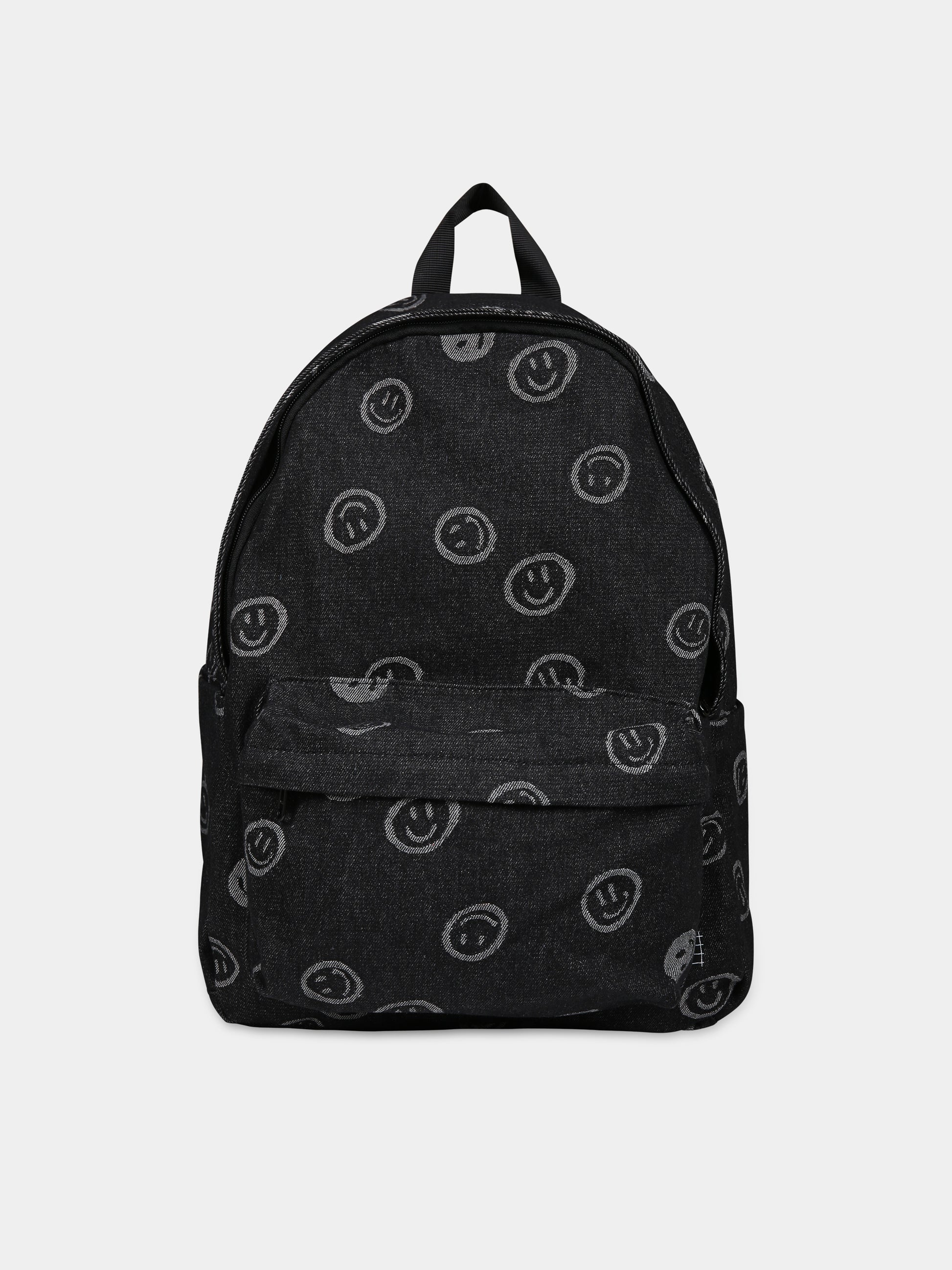 Zaino nero per bambini con smile,Molo,7W23V201 8811