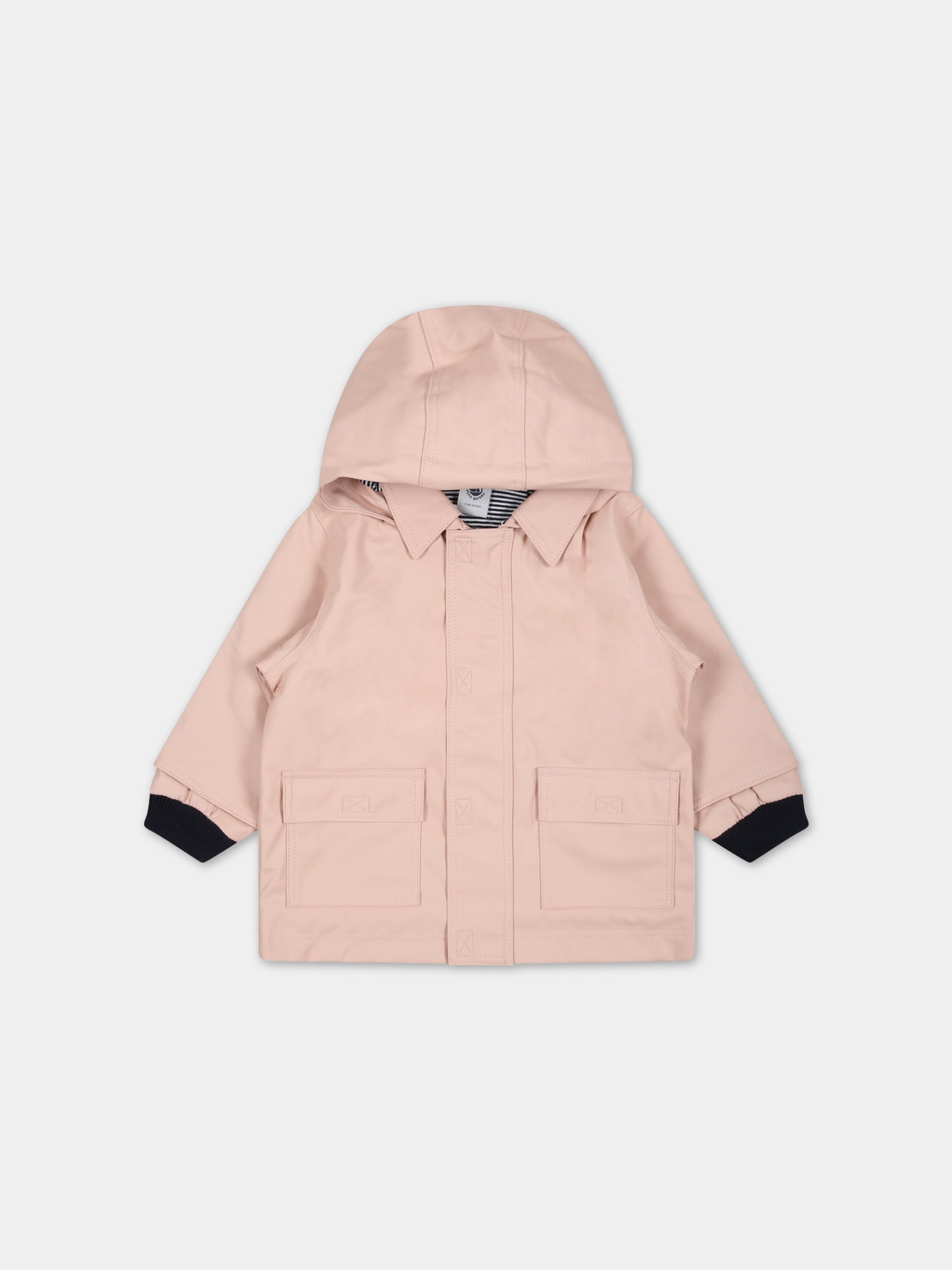 Impermeabile rosa per neonata,Petit Bateau,A072V SALINE