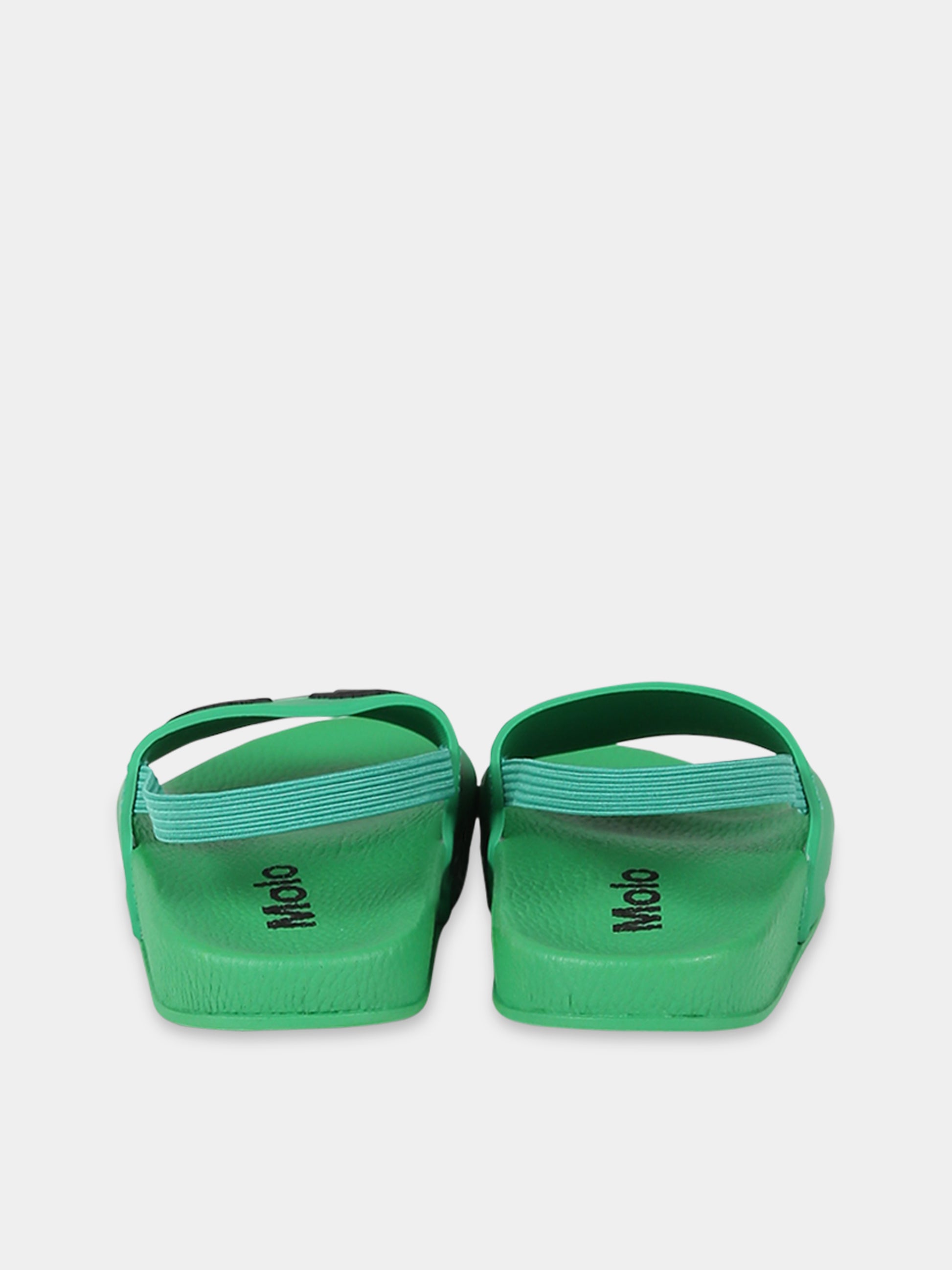 Sandali verde per bambini con smile,Molo,7S23U202 8471-B