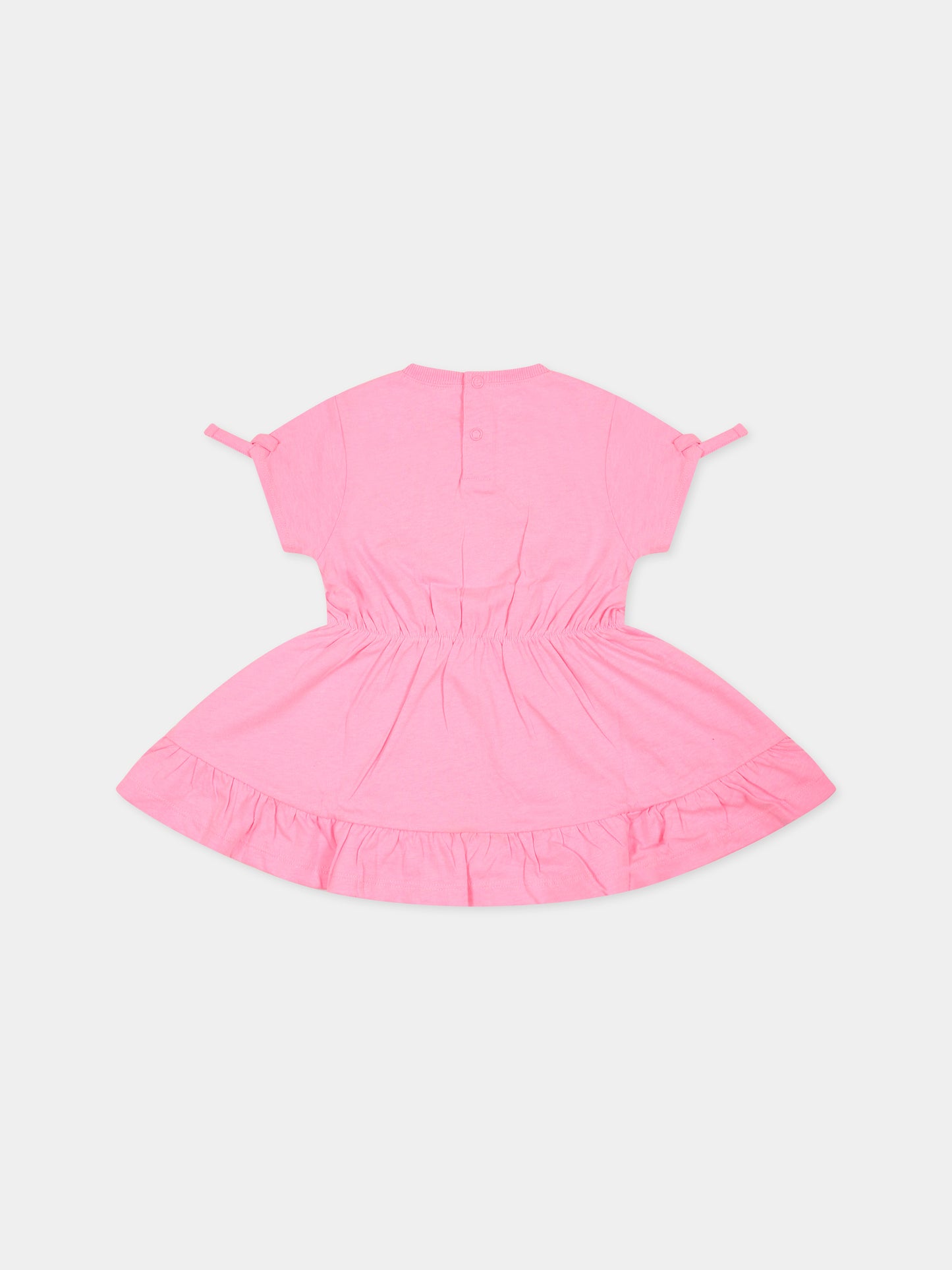 Vestito rosa per neonata con cuori,Billieblush,U02351 462