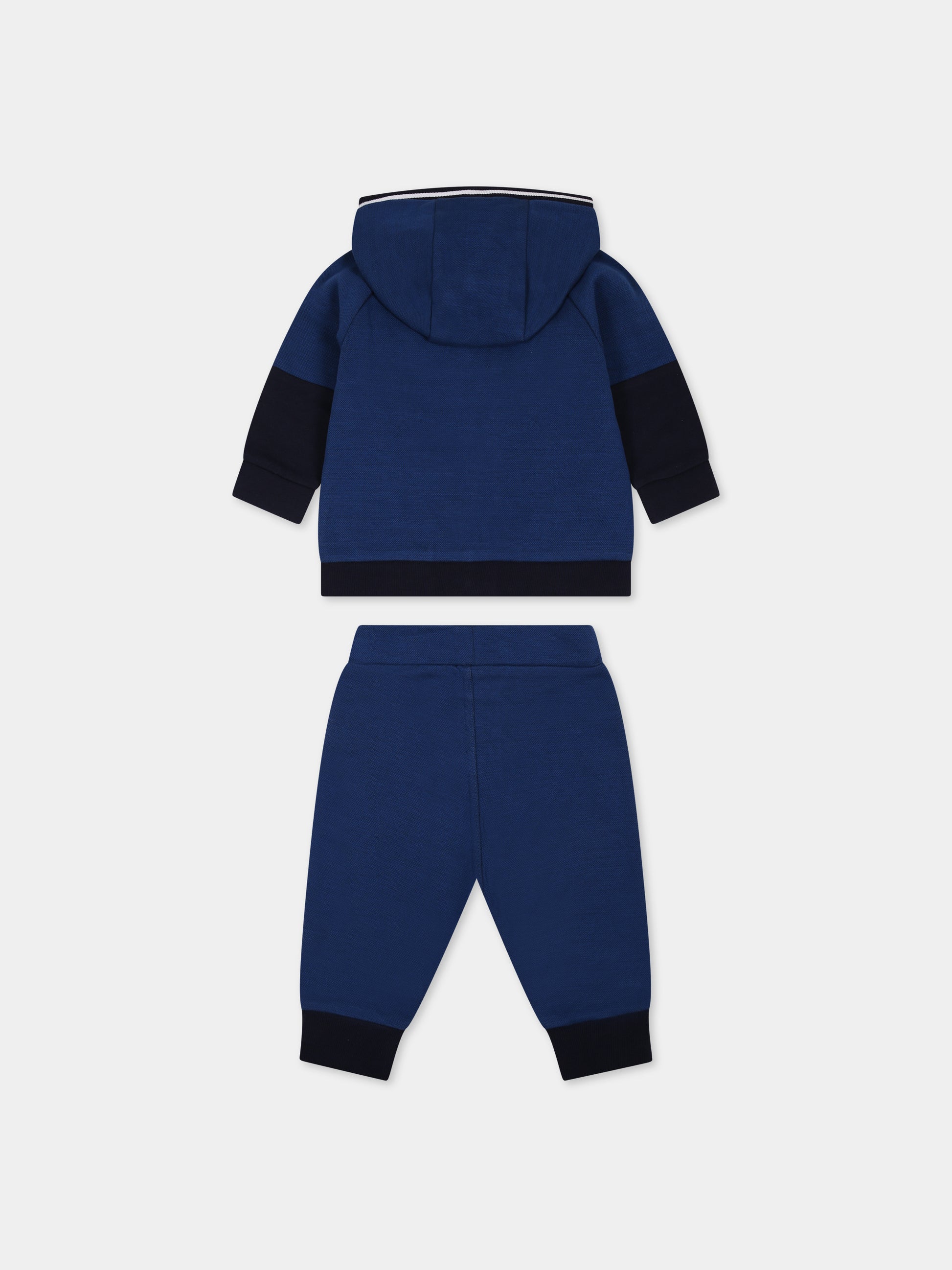 Completo sportivo blu per neonato,Timberland,T98319 830
