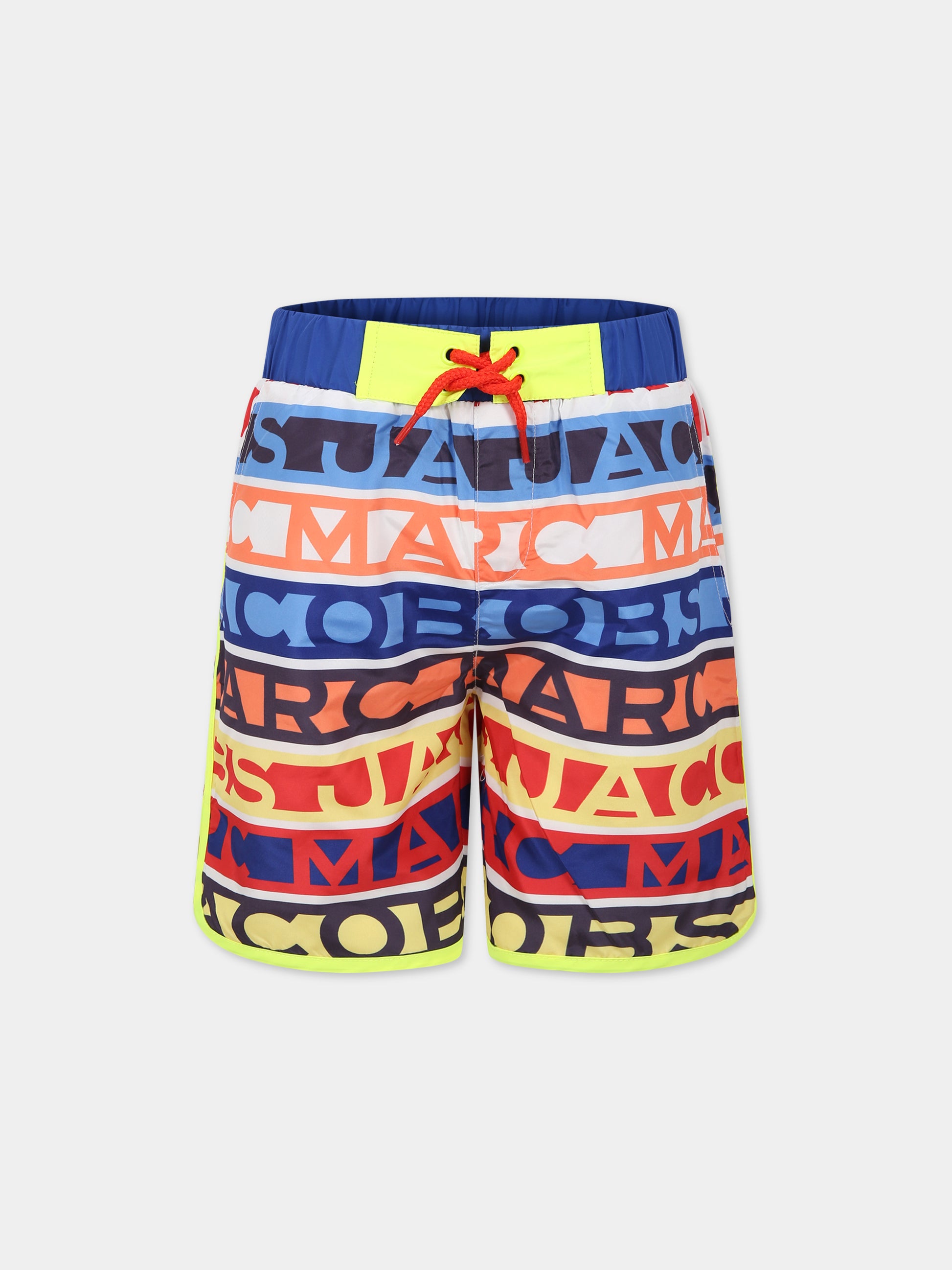 Boxer mare multicolor per bambino con logo,Little Marc Jacobs,W20081 V79