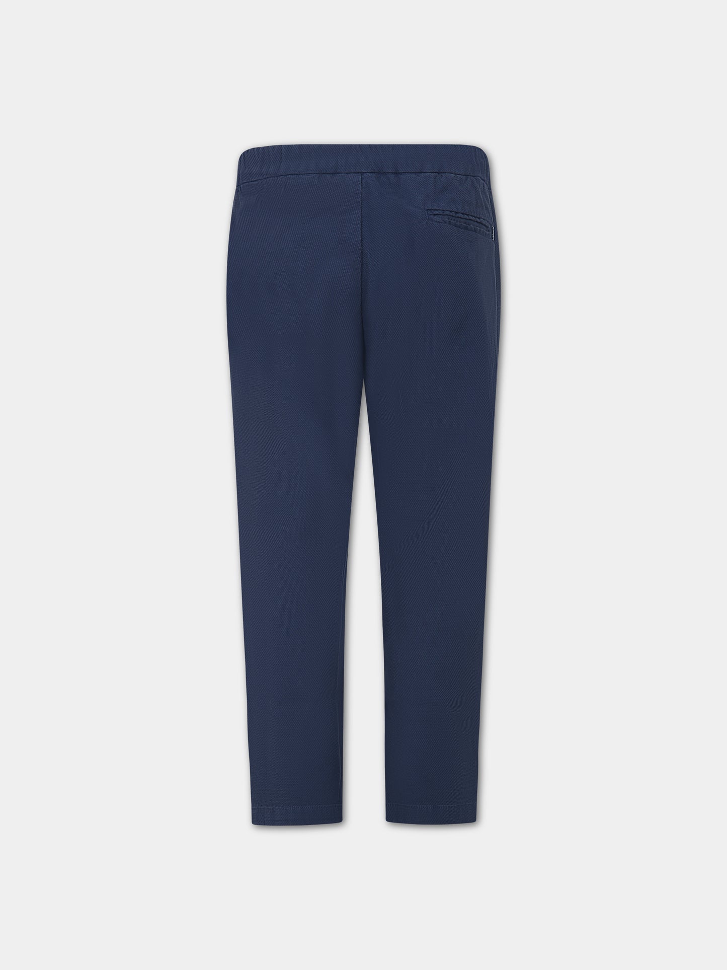 Pantaloni blu per bambino con logo,Dondup Kids,DMPA258 CE219 BD003 4005