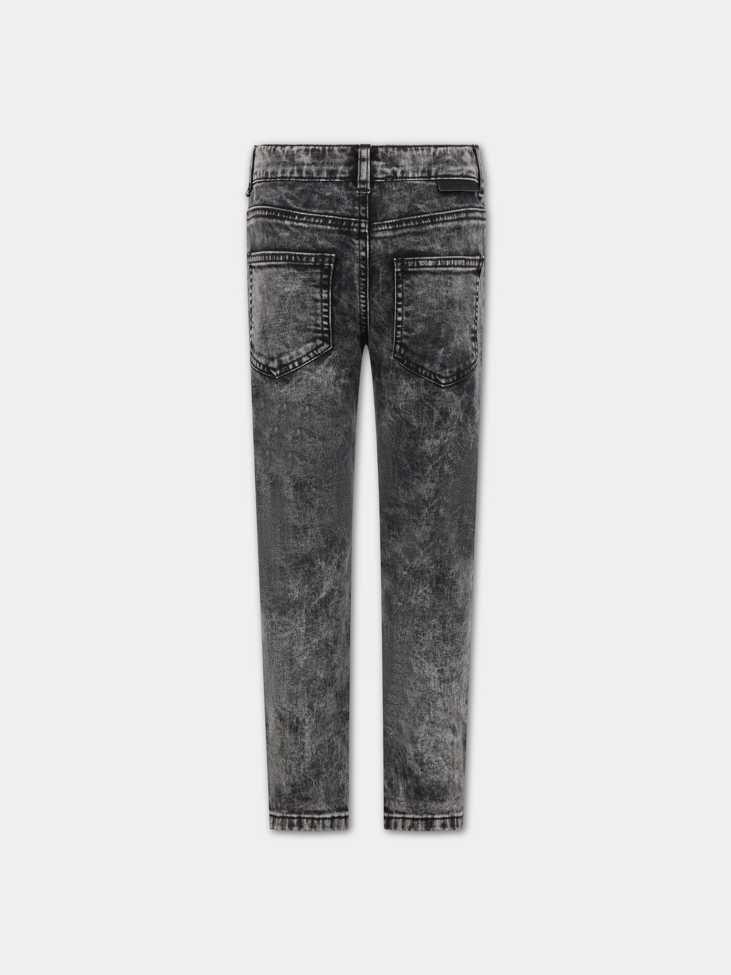 Jeans grigi per bambina con logo,Stella Mccartney Kids,8R6Q50 Z0831 930