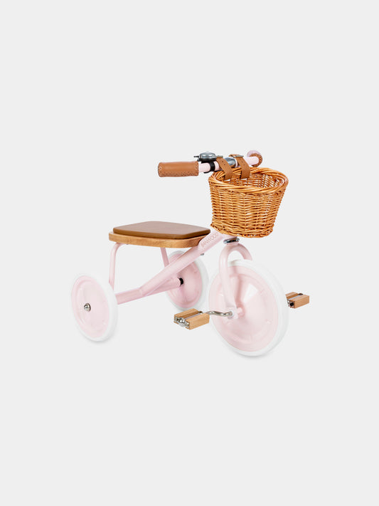 Triciclo rosa per bambina con logo,Banwood,BW TRIKE PINK