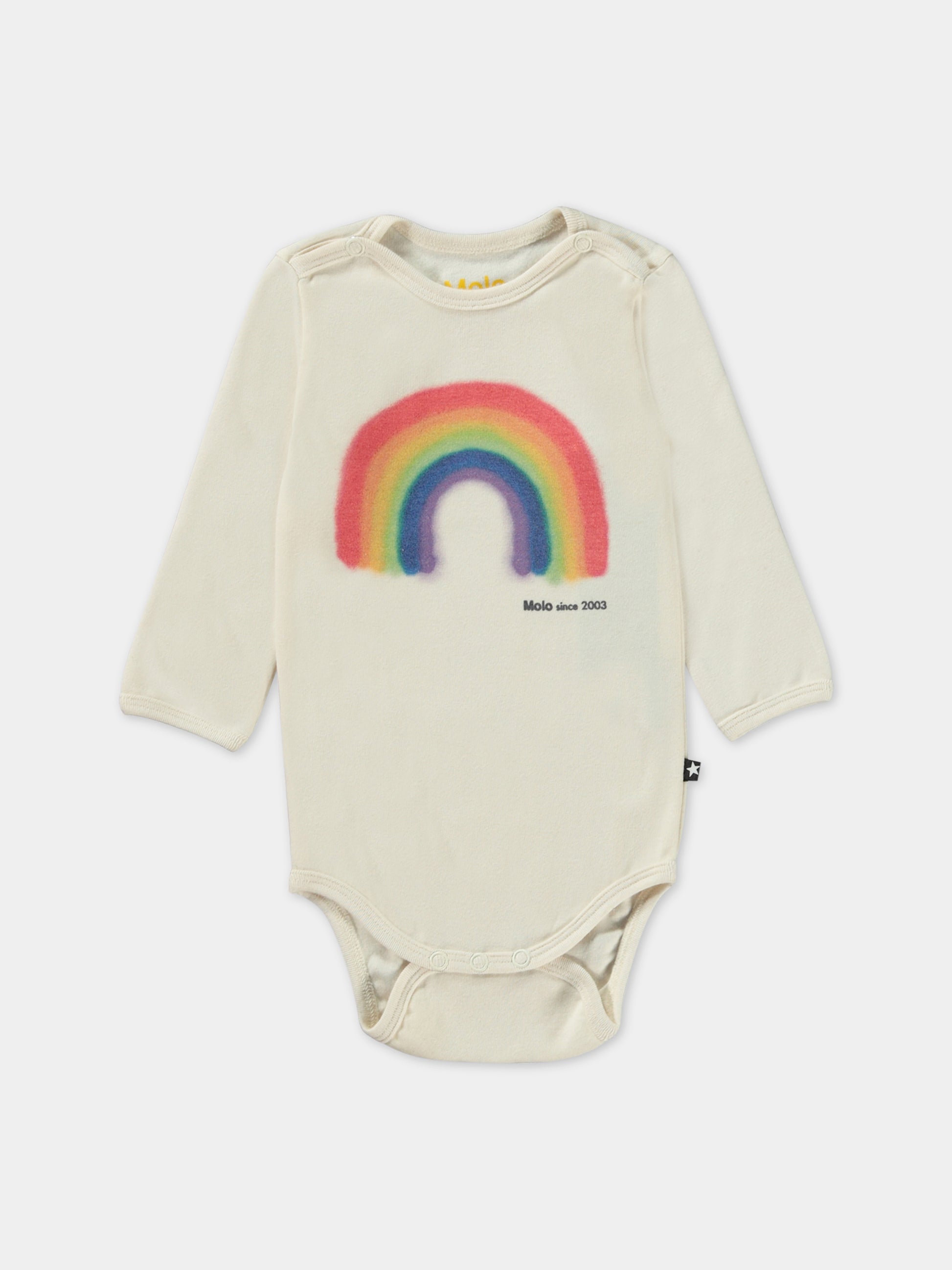 Body avorio per neonati con arcobaleno,Molo,6W23B201 3268