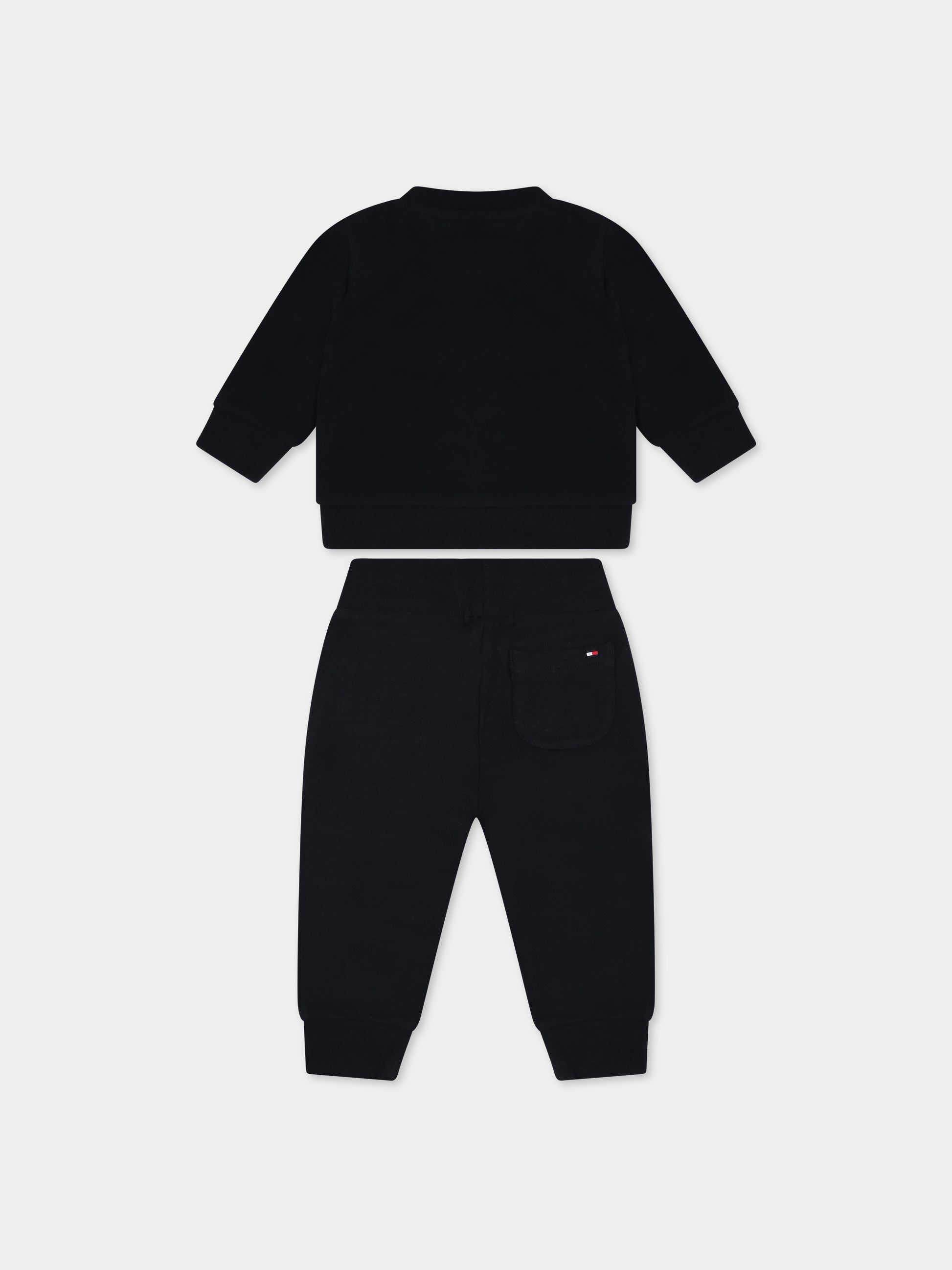 Completo blu per neonato con logo,Tommy Hilfiger Junior,KN0KN01688 DW5