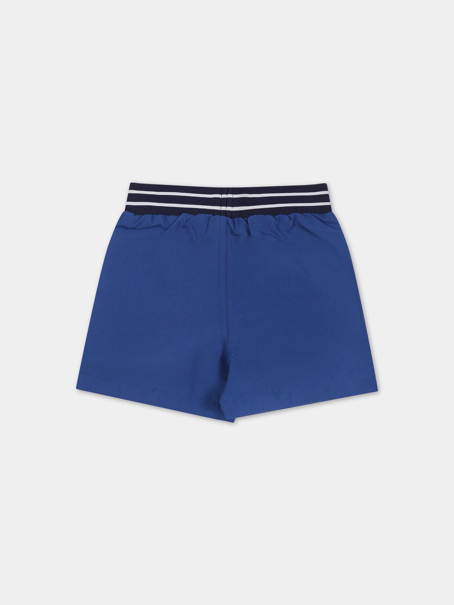 Boxer mare blu per neonato con logo,Timberland,T04A53 830