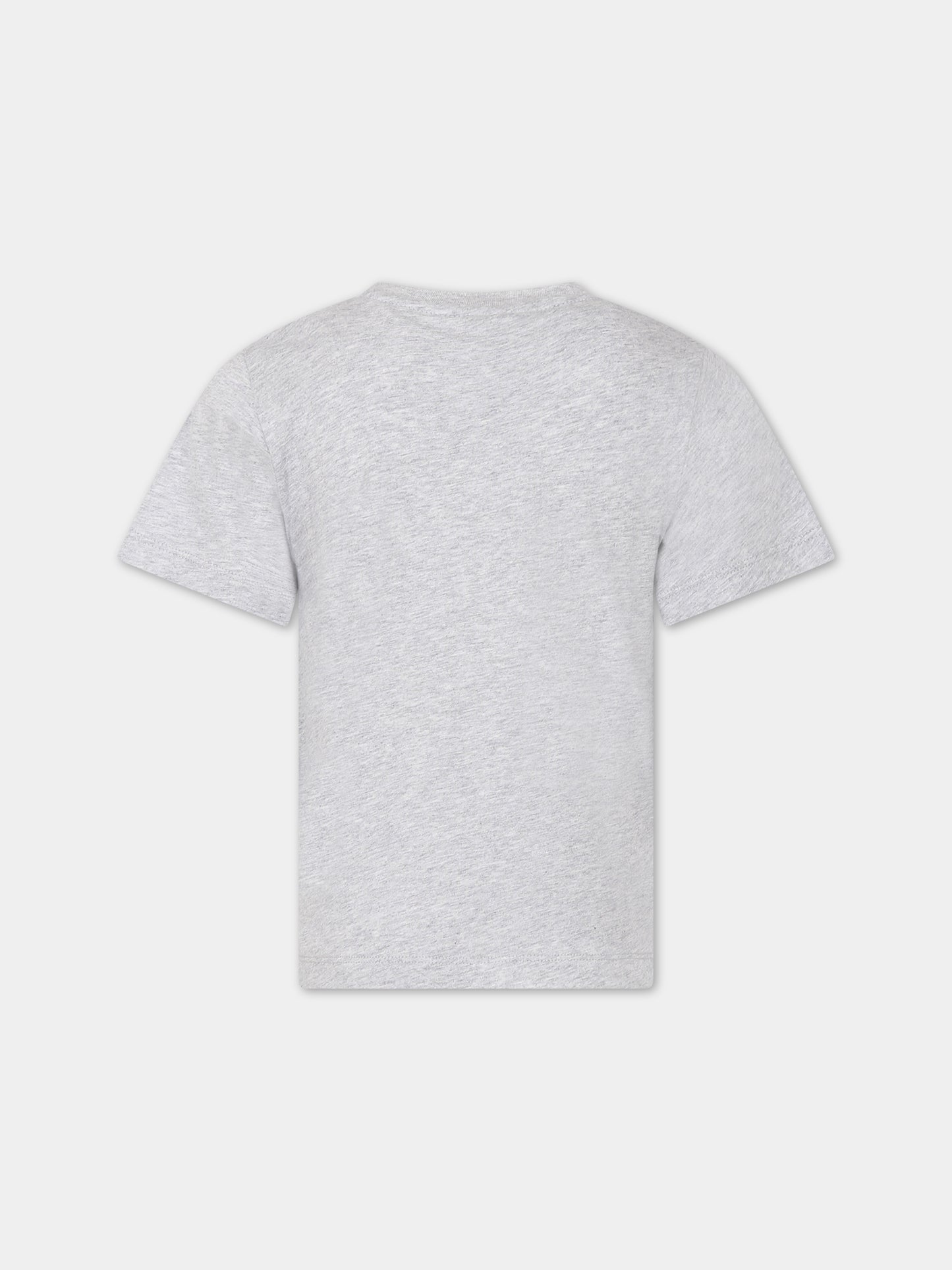 T-shirt grigia per bambino con logo,Stella Mccartney Kids,TS8R21 Z0434 904